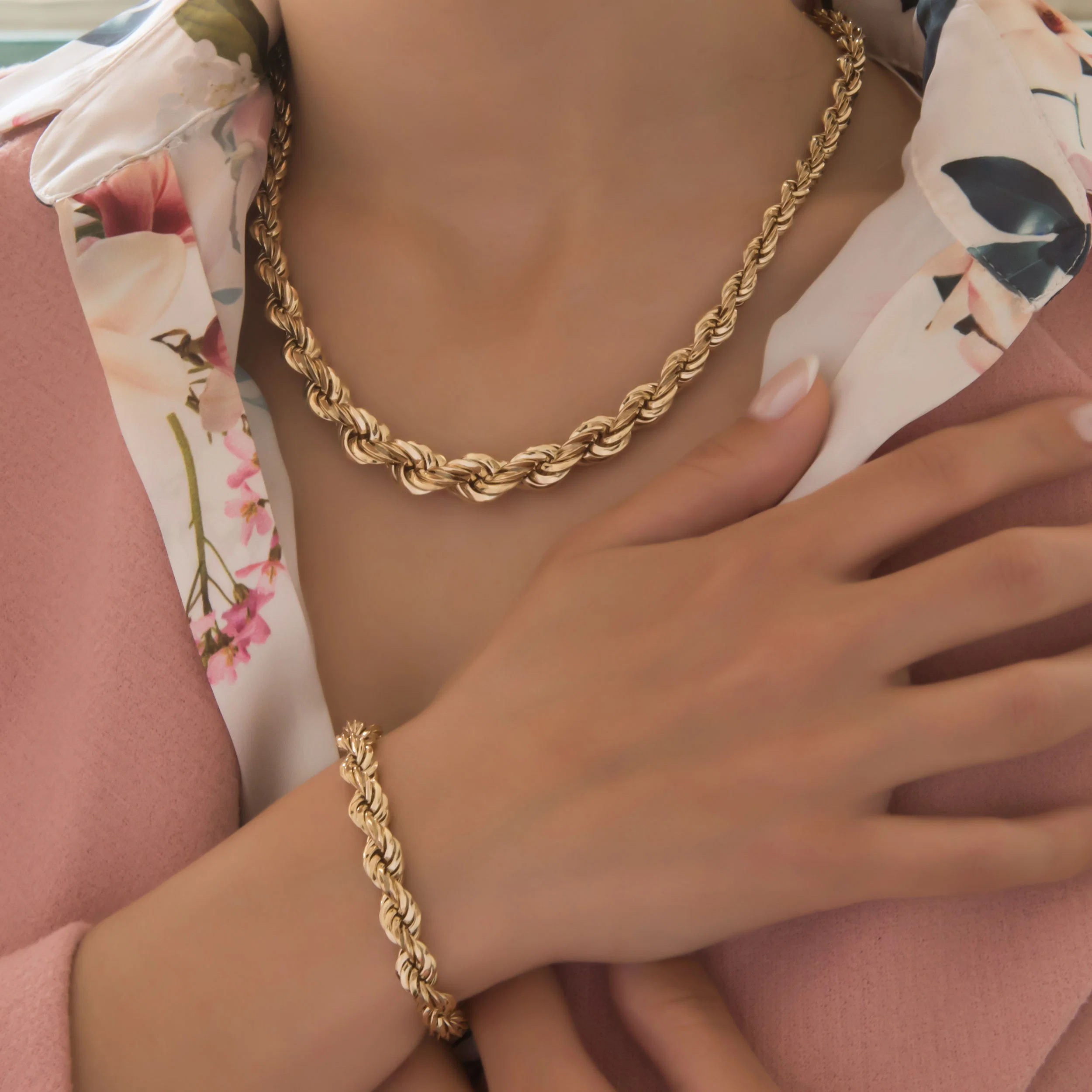 Gold Rope Chain Set — additional product image 2 from AntEva Crafts