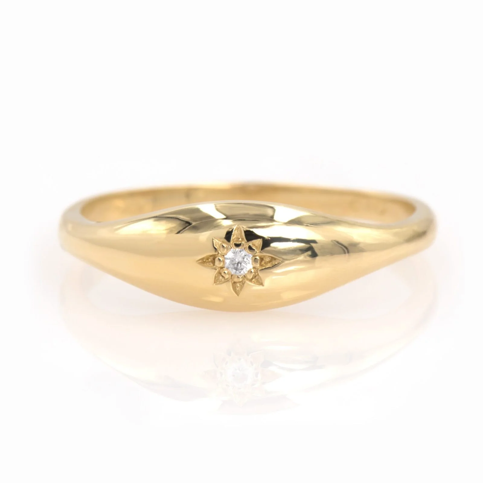 Diamond Star Ring — additional product image 6 from AntEva Crafts