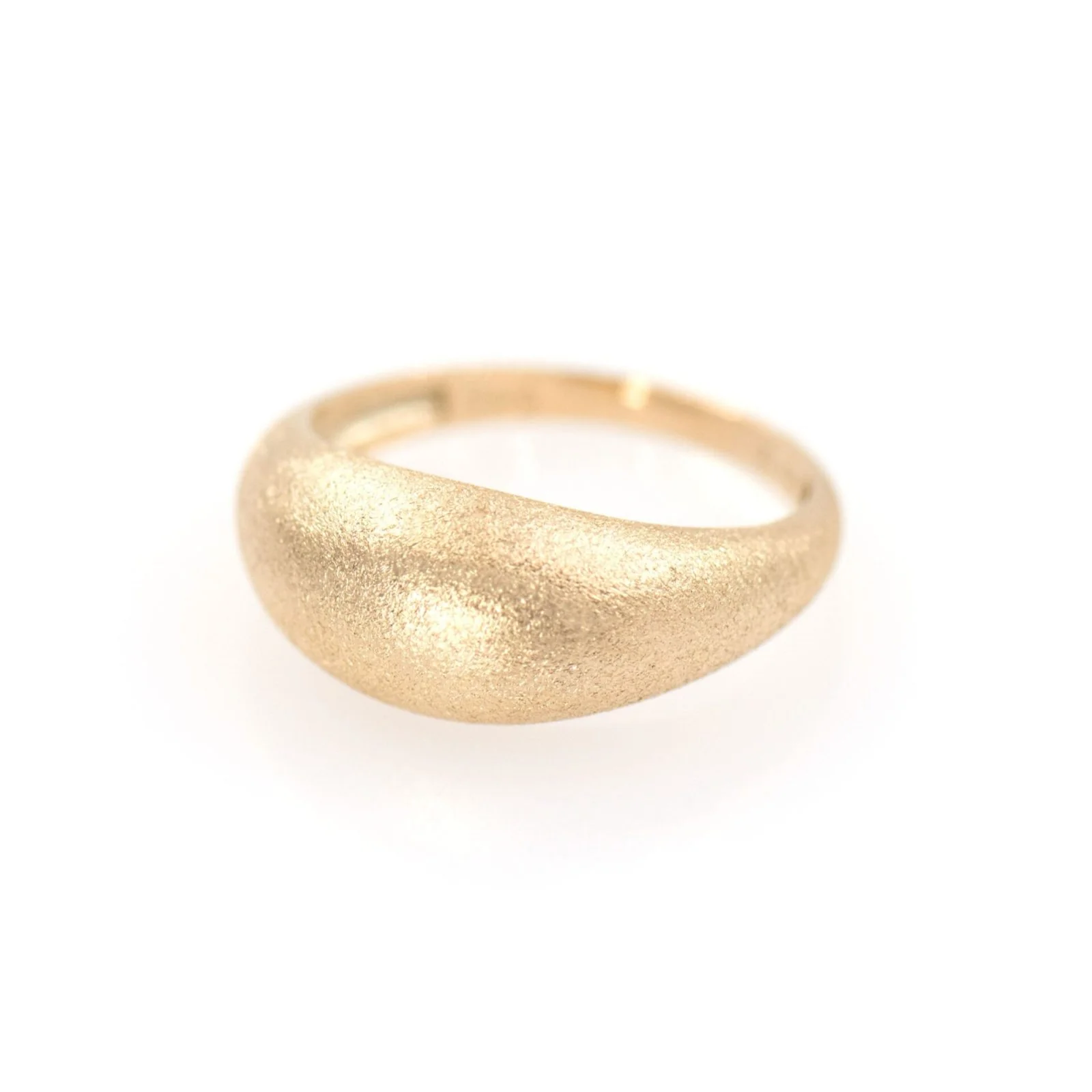 Classic Dome 14k Gold Vermeil Ring — additional product image 6 from AntEva Crafts