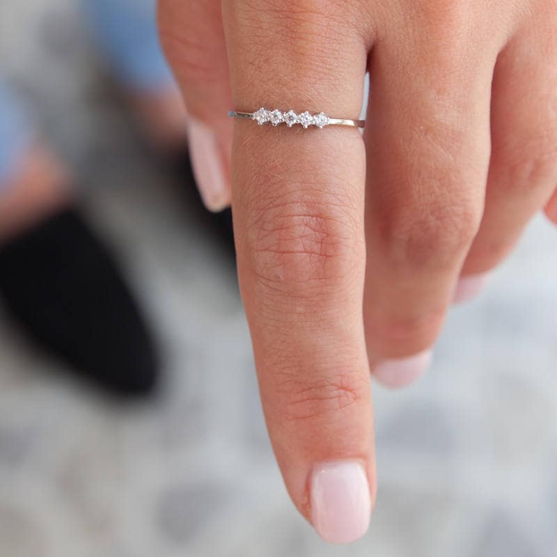 Dainty Birthstone Ring — additional product image 2 from AntEva Crafts