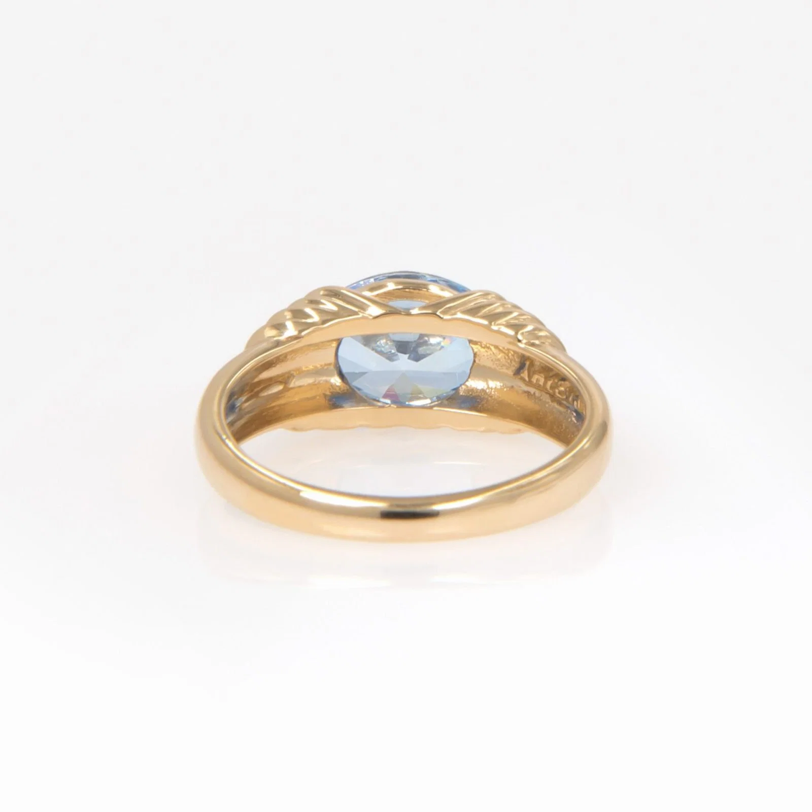 Oval Solitaire Ring — additional product image 6 from AntEva Crafts
