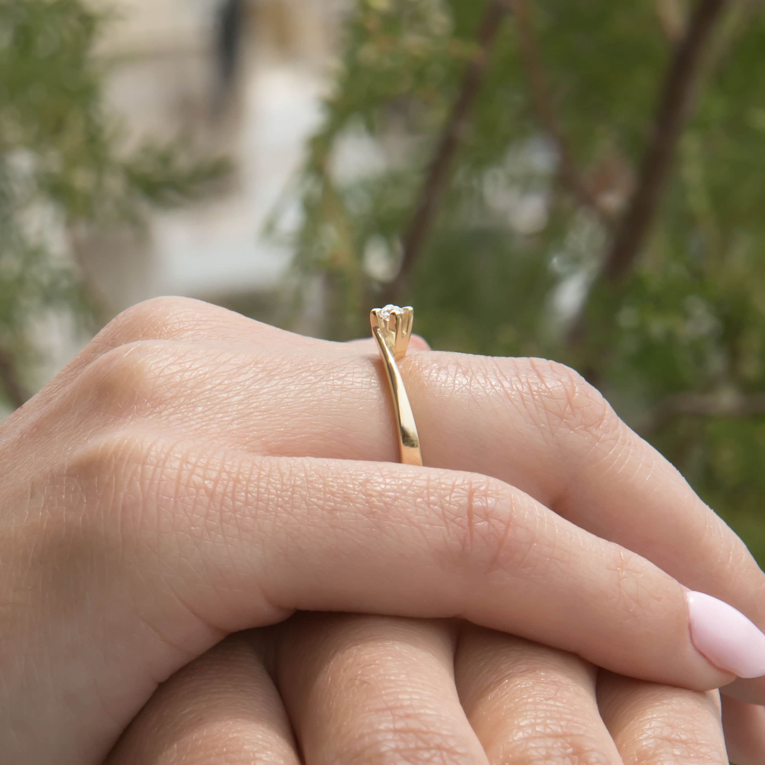 Solitaire Diamond Ring — additional product image 7 from AntEva Crafts