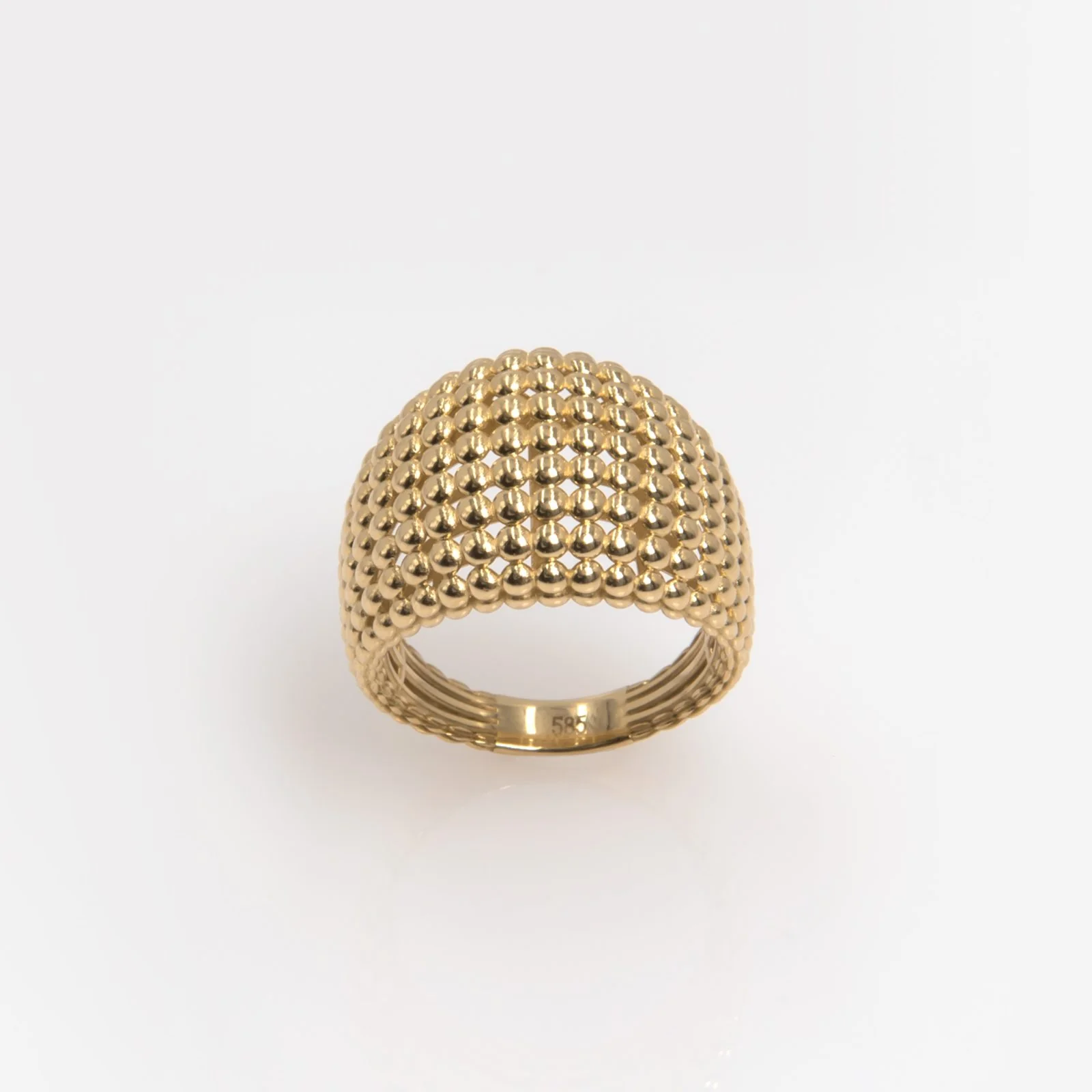 Chunky Beaded Ring — additional product image 5 from AntEva Crafts