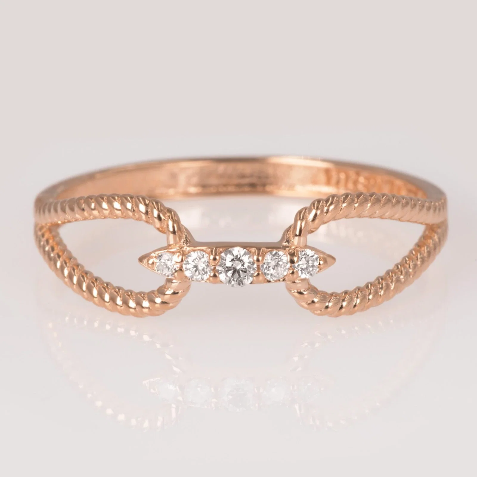 Diamond Rope Ring — additional product image 6 from AntEva Crafts