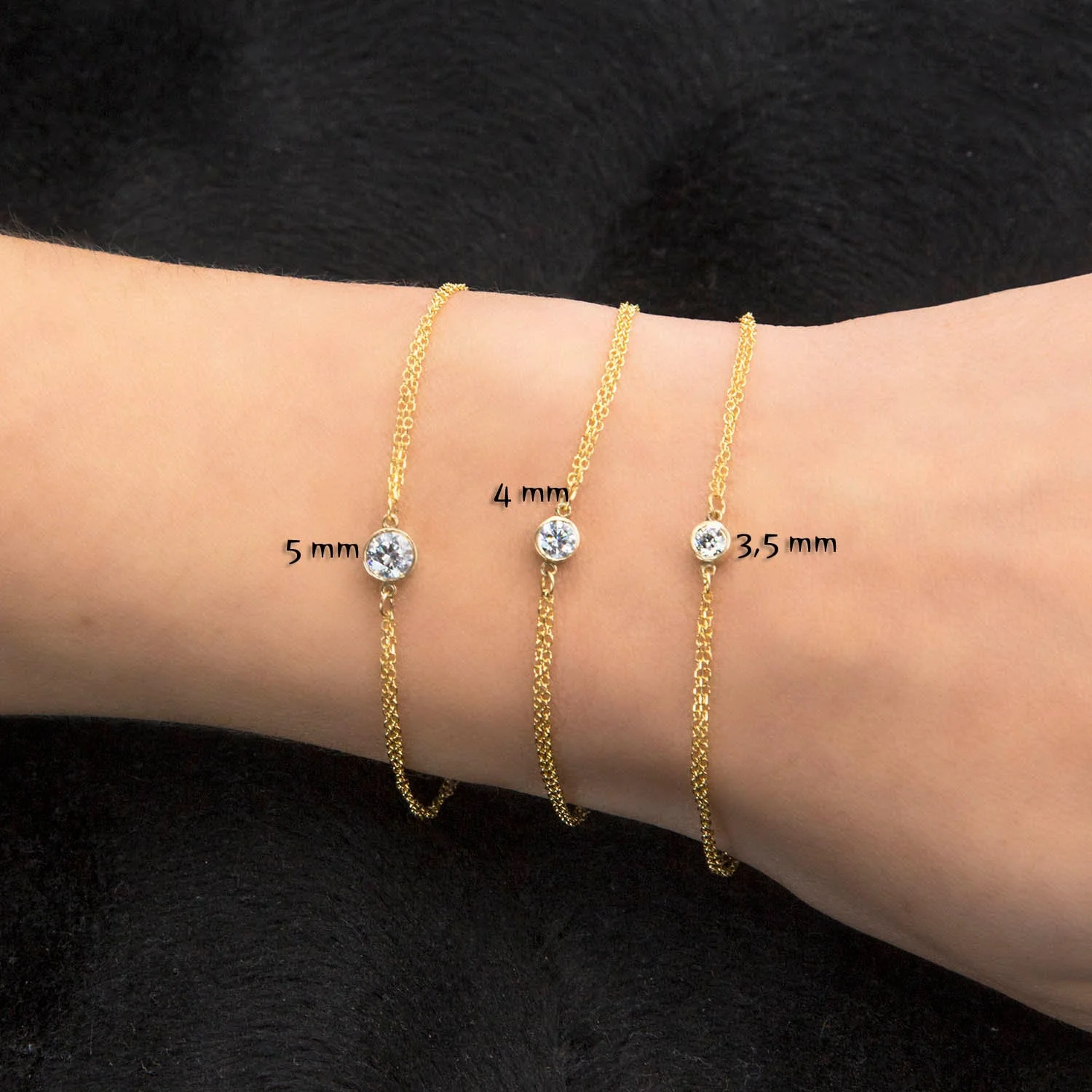 Bezel Solitaire Bracelet — additional product image 10 from AntEva Crafts