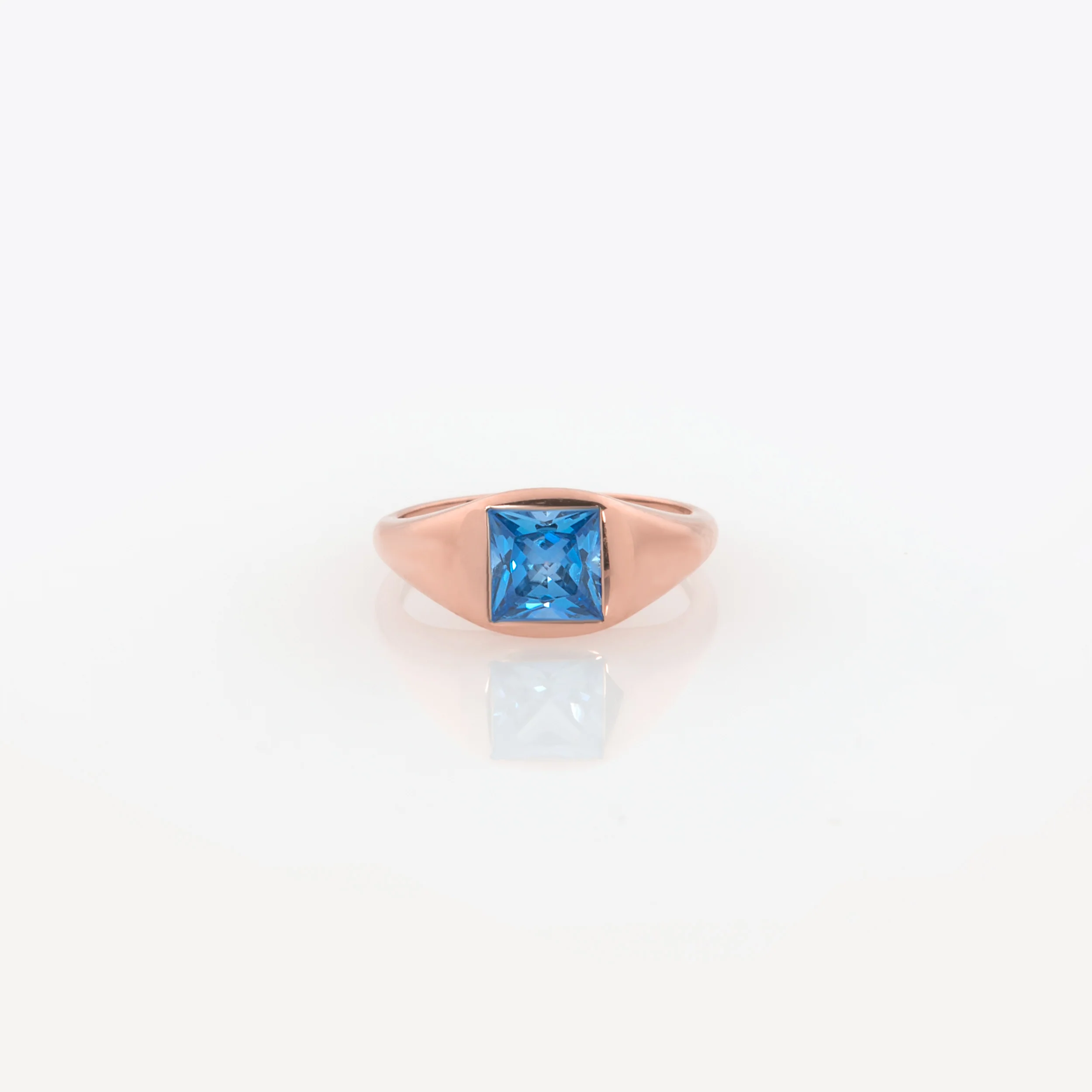 Classic Square Signet Ring — additional product image 3 from AntEva Crafts