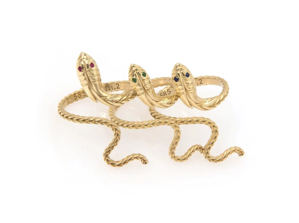 Serpent Wrap Ring — additional product image 7 from AntEva Crafts