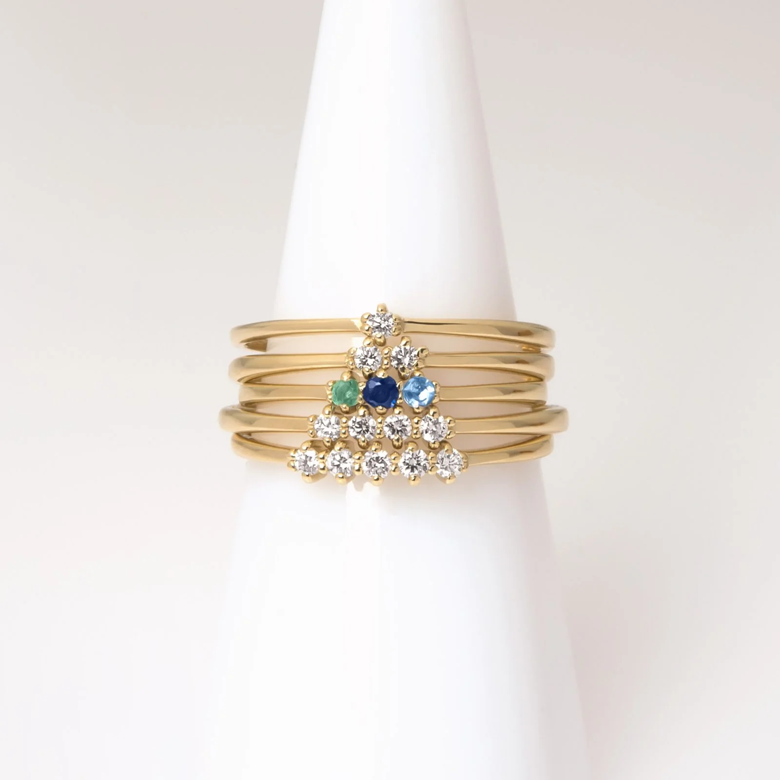 Birthstone Thin Dainty Ring — additional product image 4 from AntEva Crafts