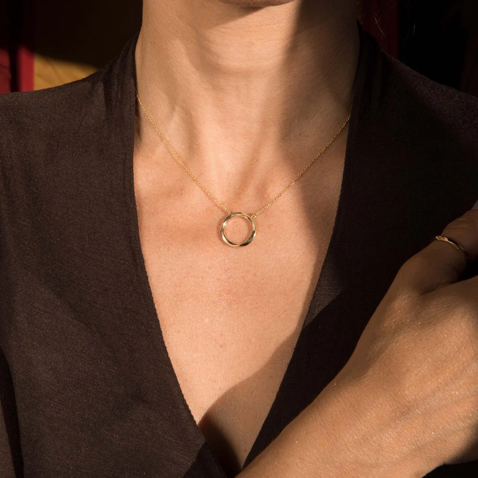 Mobius Circle Necklace — additional product image 2 from AntEva Crafts