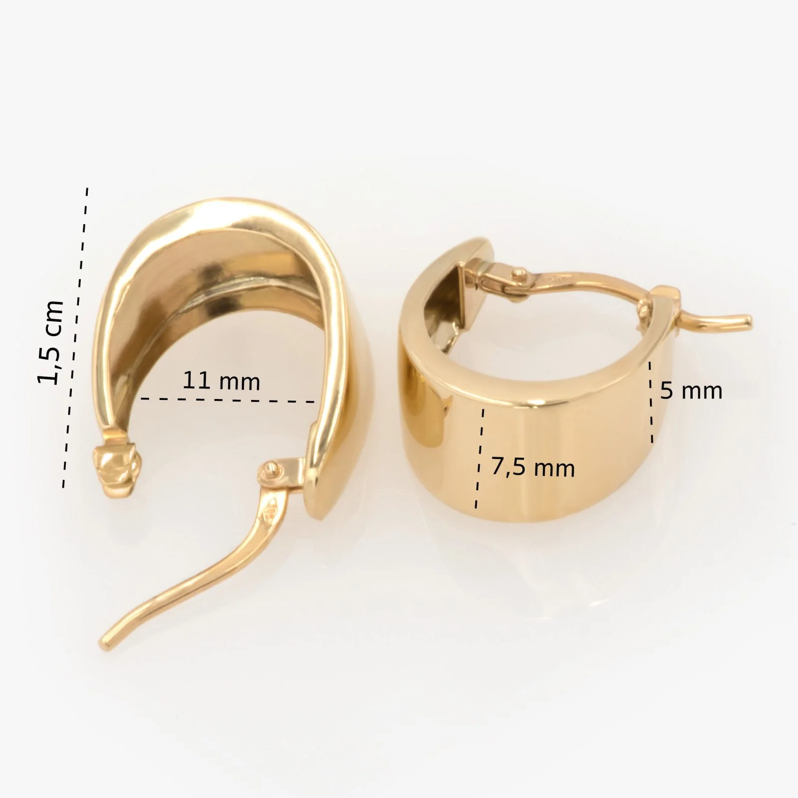 Flat Drop Earrings — additional product image 7 from AntEva Crafts