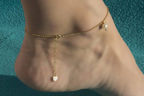 Silver Cross Chain Anklet — additional product image 3 from AntEva Crafts