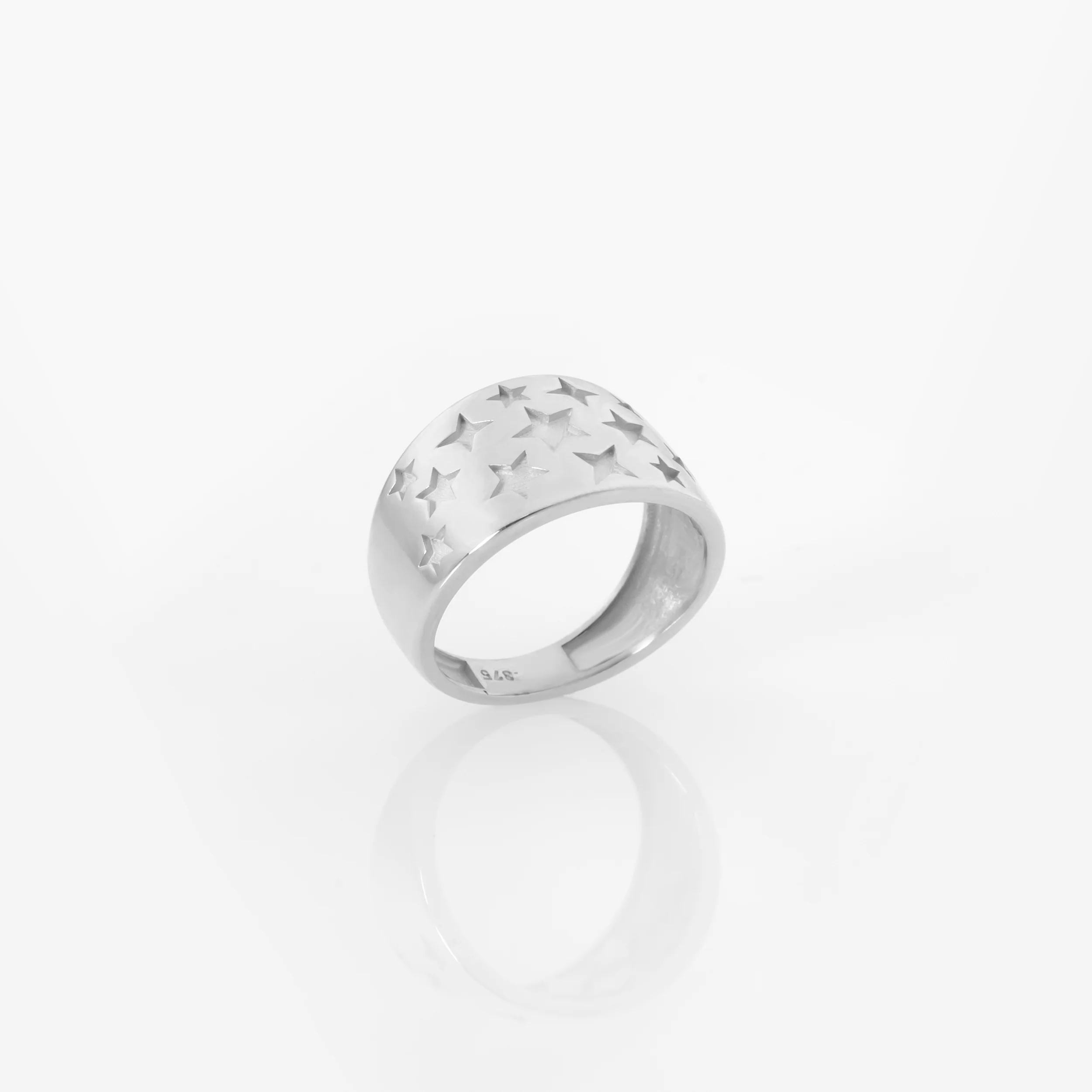 Dome Carved Star Ring — additional product image 3 from AntEva Crafts