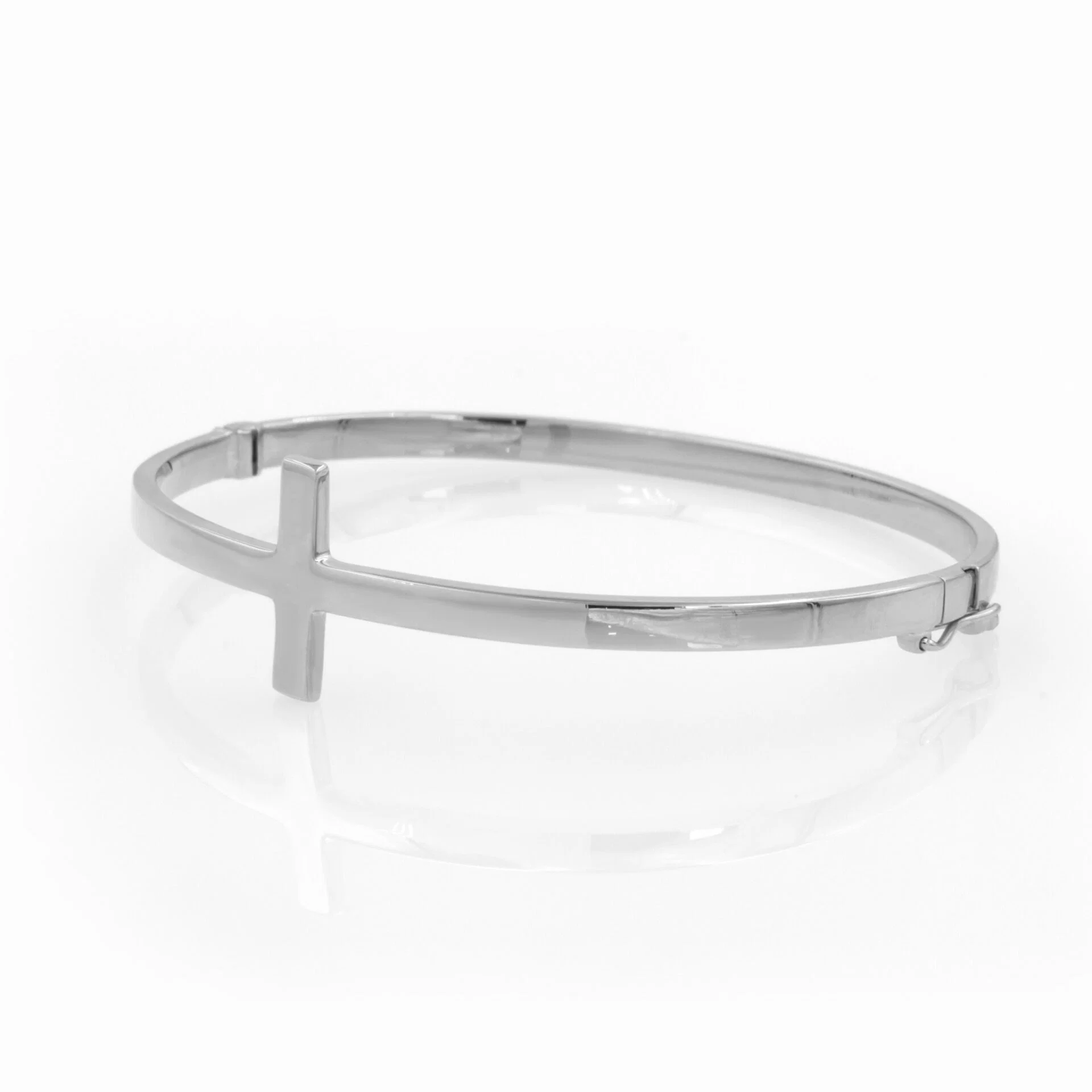 Oval Cross Bangle — additional product image 7 from AntEva Crafts