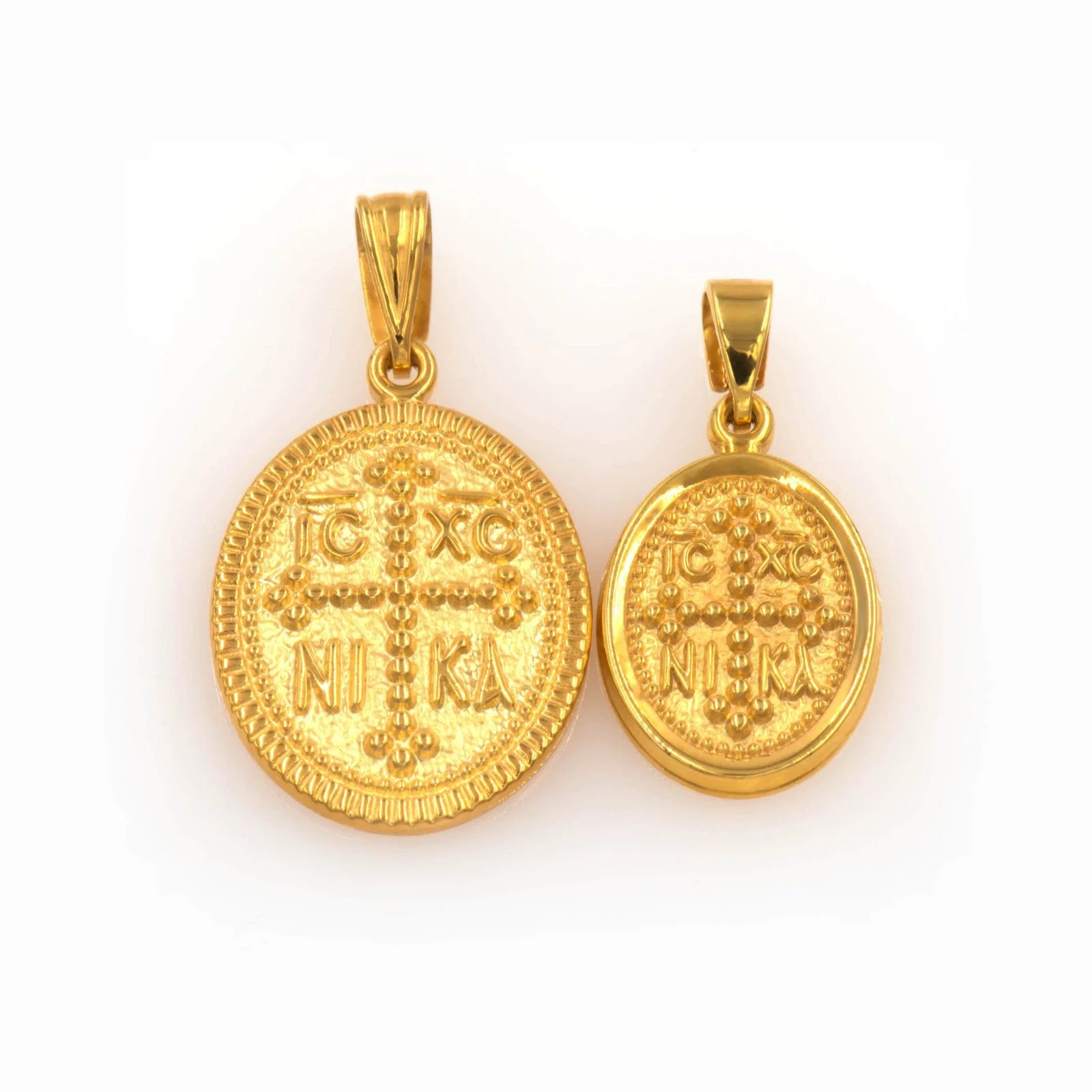 Christian Oval Cross Necklace — additional product image 3 from AntEva Crafts