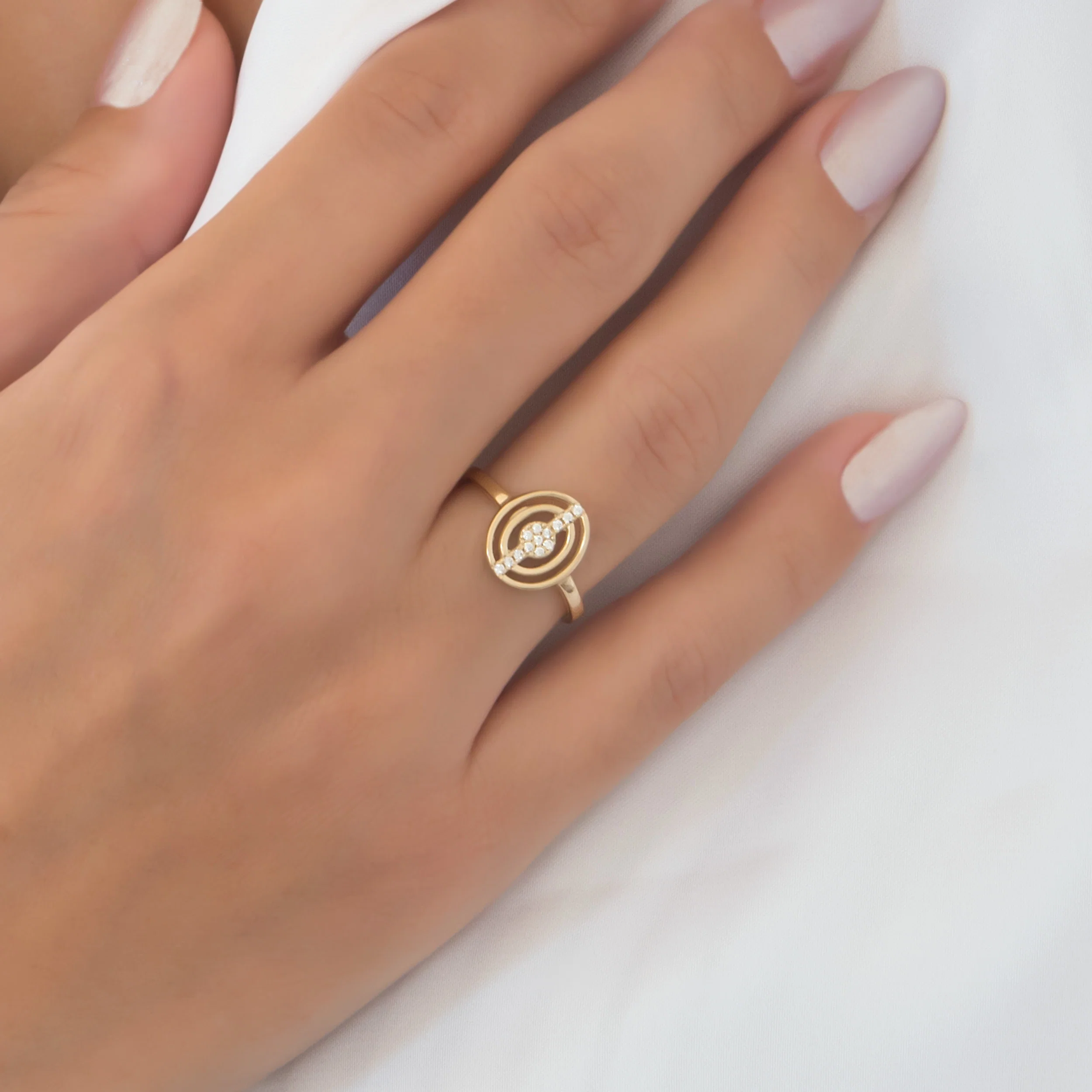 Oval Gemstone Ring — additional product image 2 from AntEva Crafts