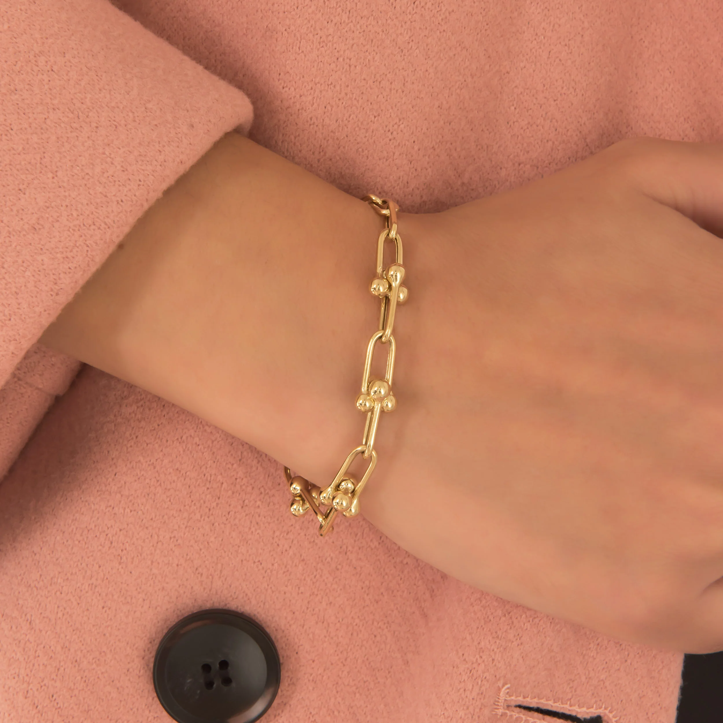 Hardware Link Bracelet — additional product image 2 from AntEva Crafts