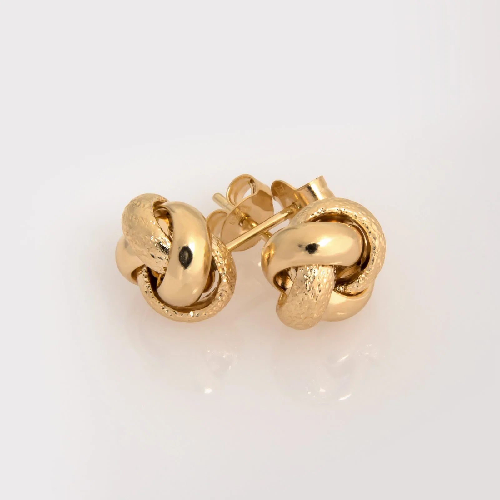 Stud Knot Earrings — additional product image 5 from AntEva Crafts