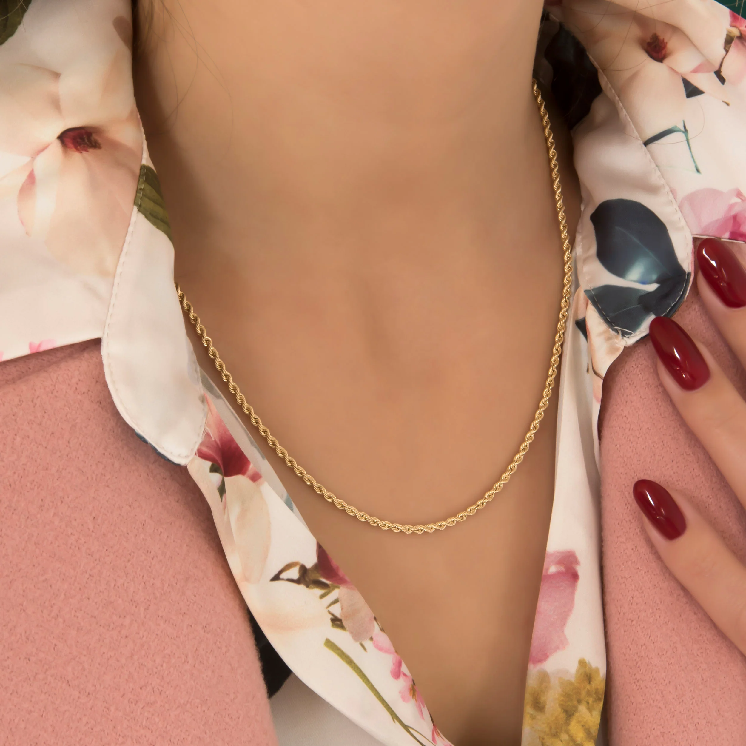 Elegant Gold Rope Chain — additional product image 2 from AntEva Crafts
