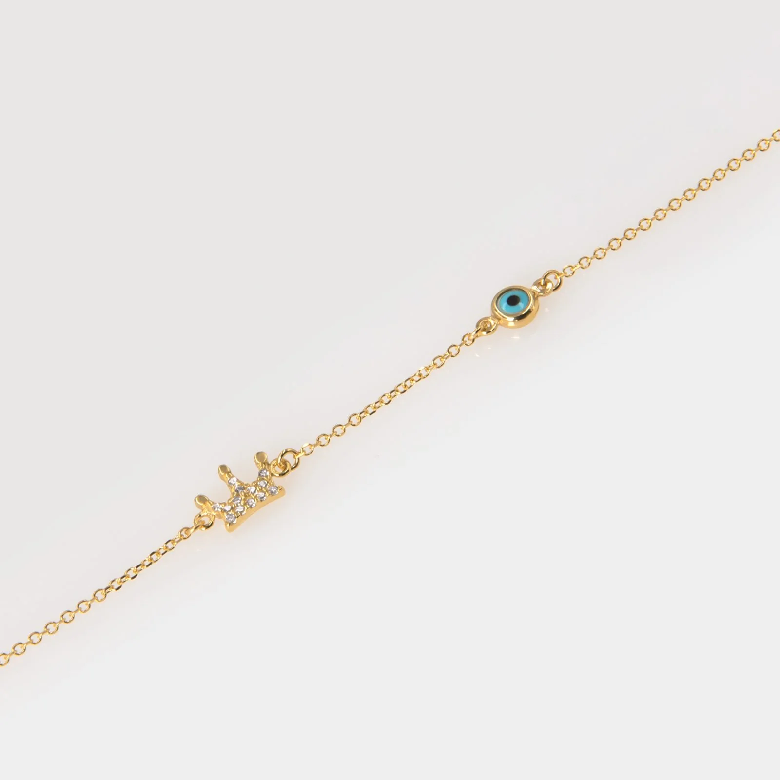 Evil Eye Crown Bracelet — additional product image 3 from AntEva Crafts