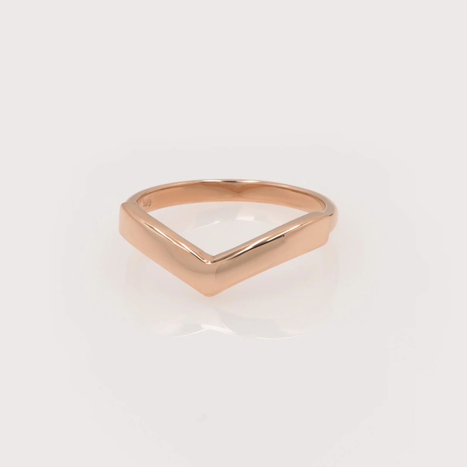 Minimalist V Ring — additional product image 7 from AntEva Crafts