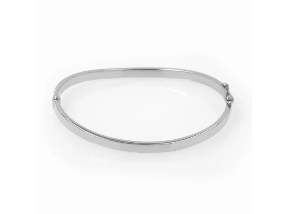 Classic Oval Bangle Curved Bangle — additional product image 8 from AntEva Crafts
