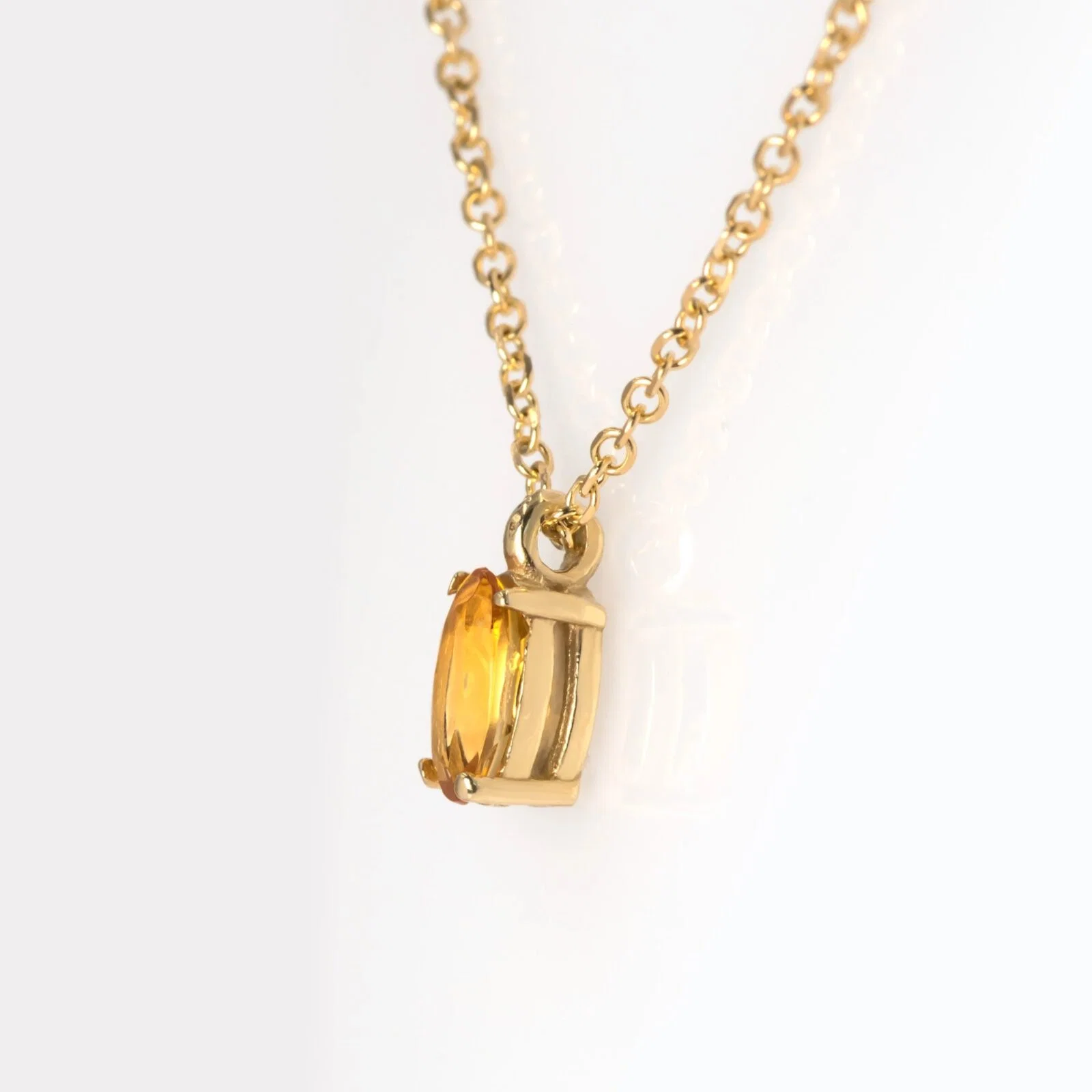 Oval Birthstone Necklace — additional product image 3 from AntEva Crafts