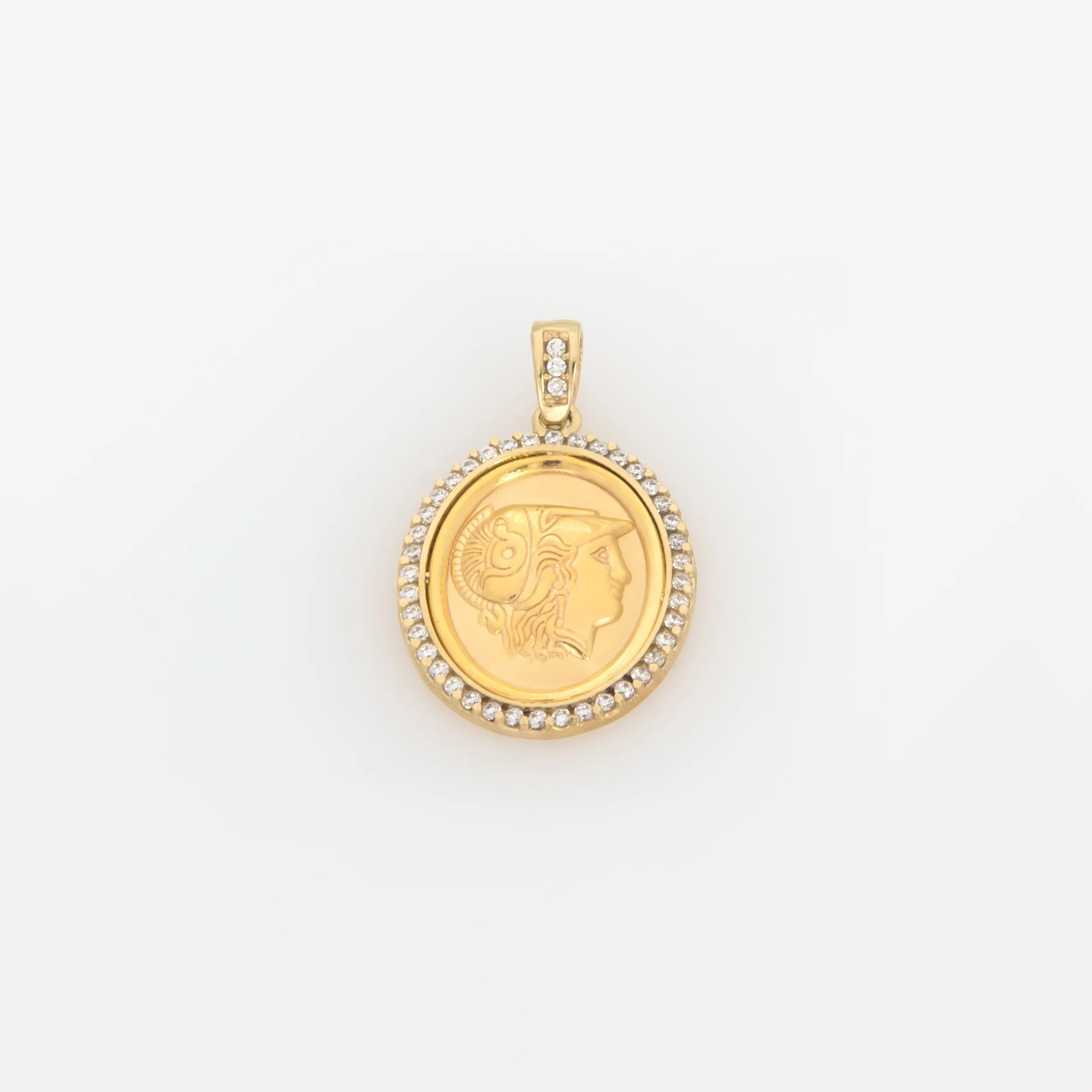 Oval Athena Gemstone Pendant