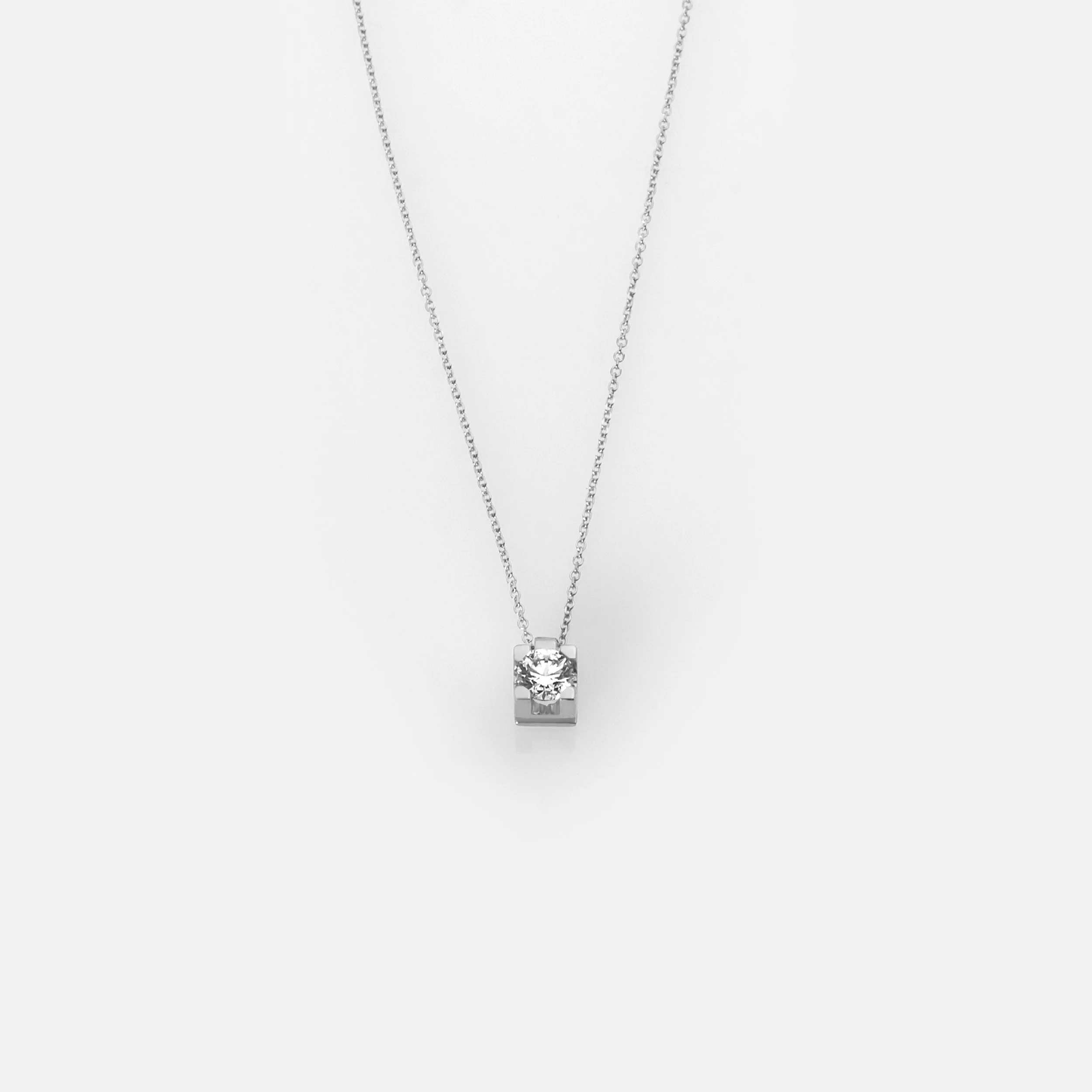 Solitaire Lab Grown Diamond Necklace — additional product image 5 from AntEva Crafts