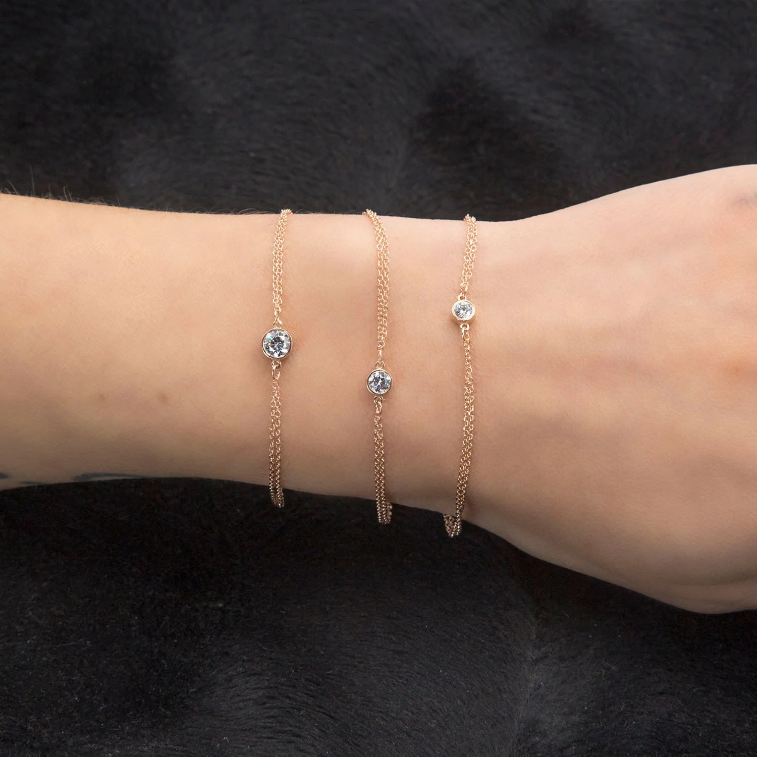 Bezel Solitaire Bracelet — additional product image 9 from AntEva Crafts