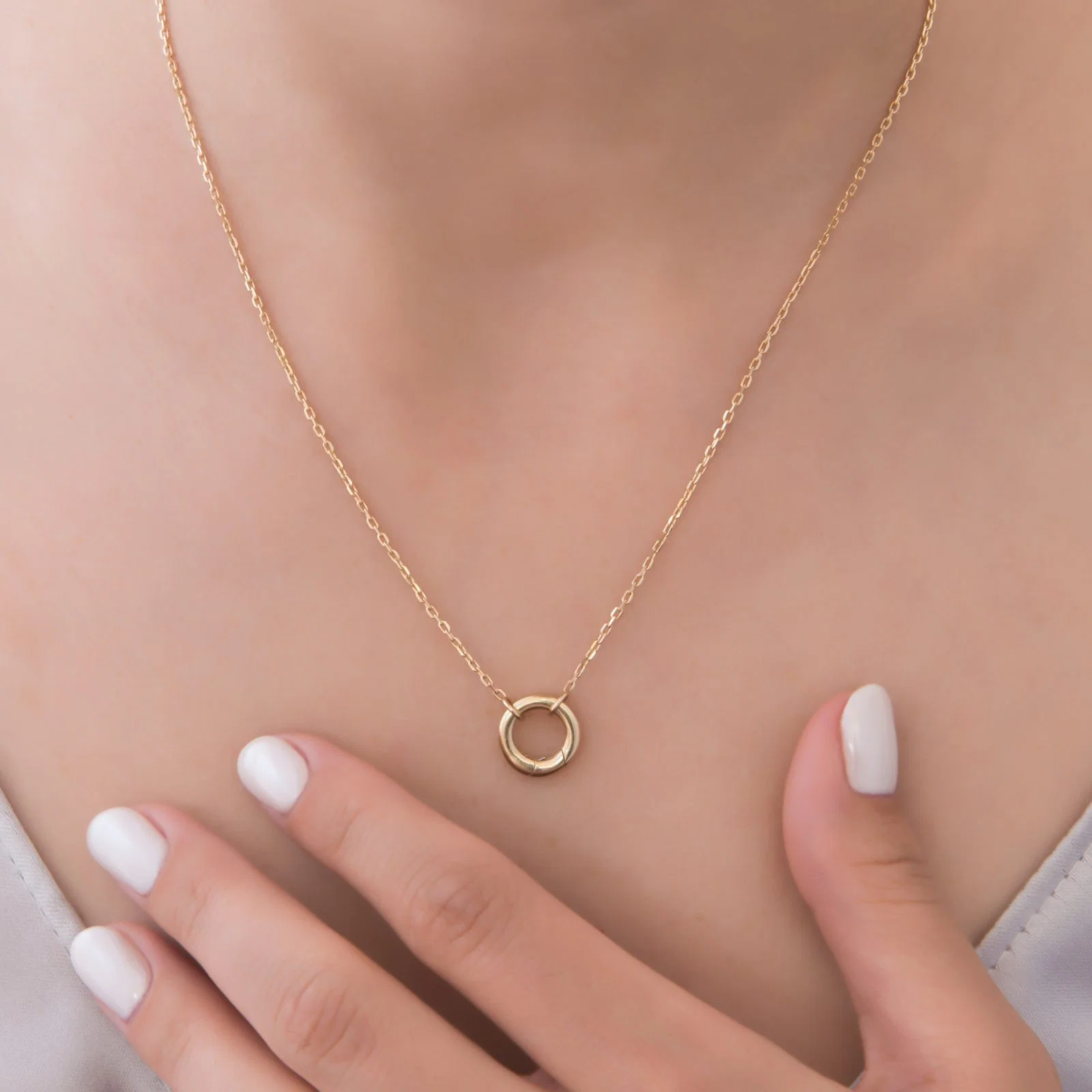 Charm Holder Necklace — additional product image 2 from AntEva Crafts