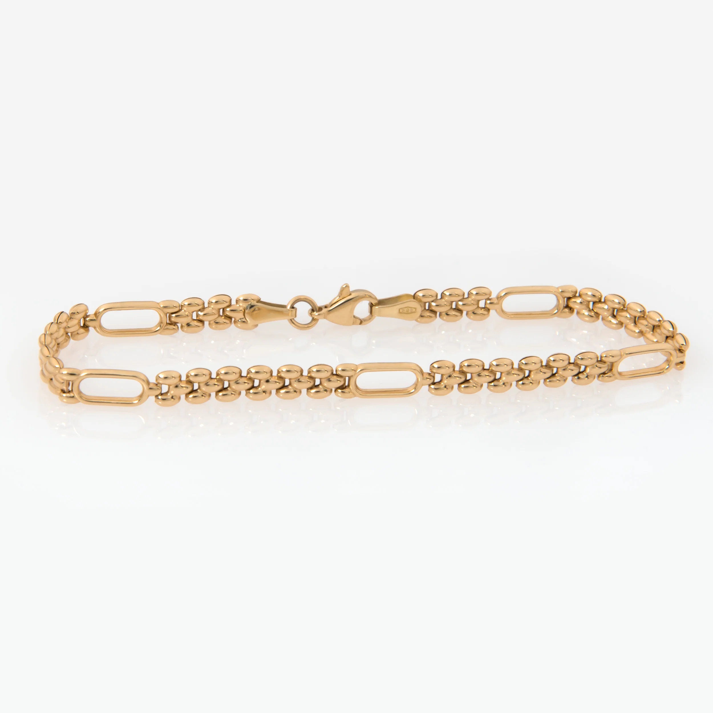 Panther Link Paperclip Bracelet — additional product image 4 from AntEva Crafts