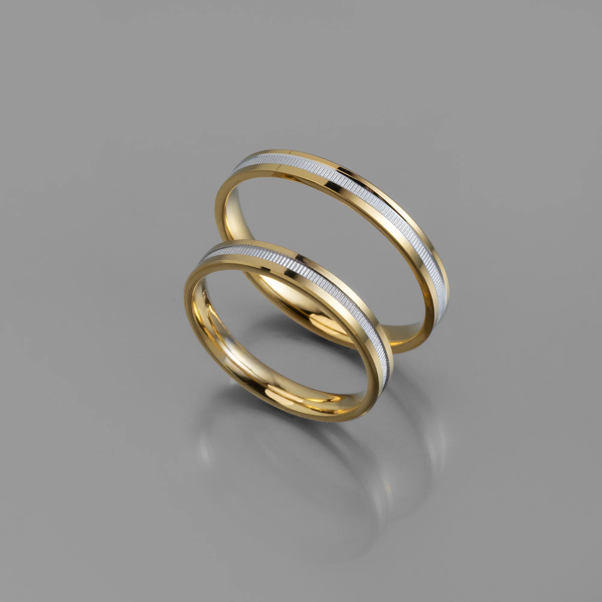 Ribbed Wedding Band 3mm — additional product image 11 from AntEva Crafts