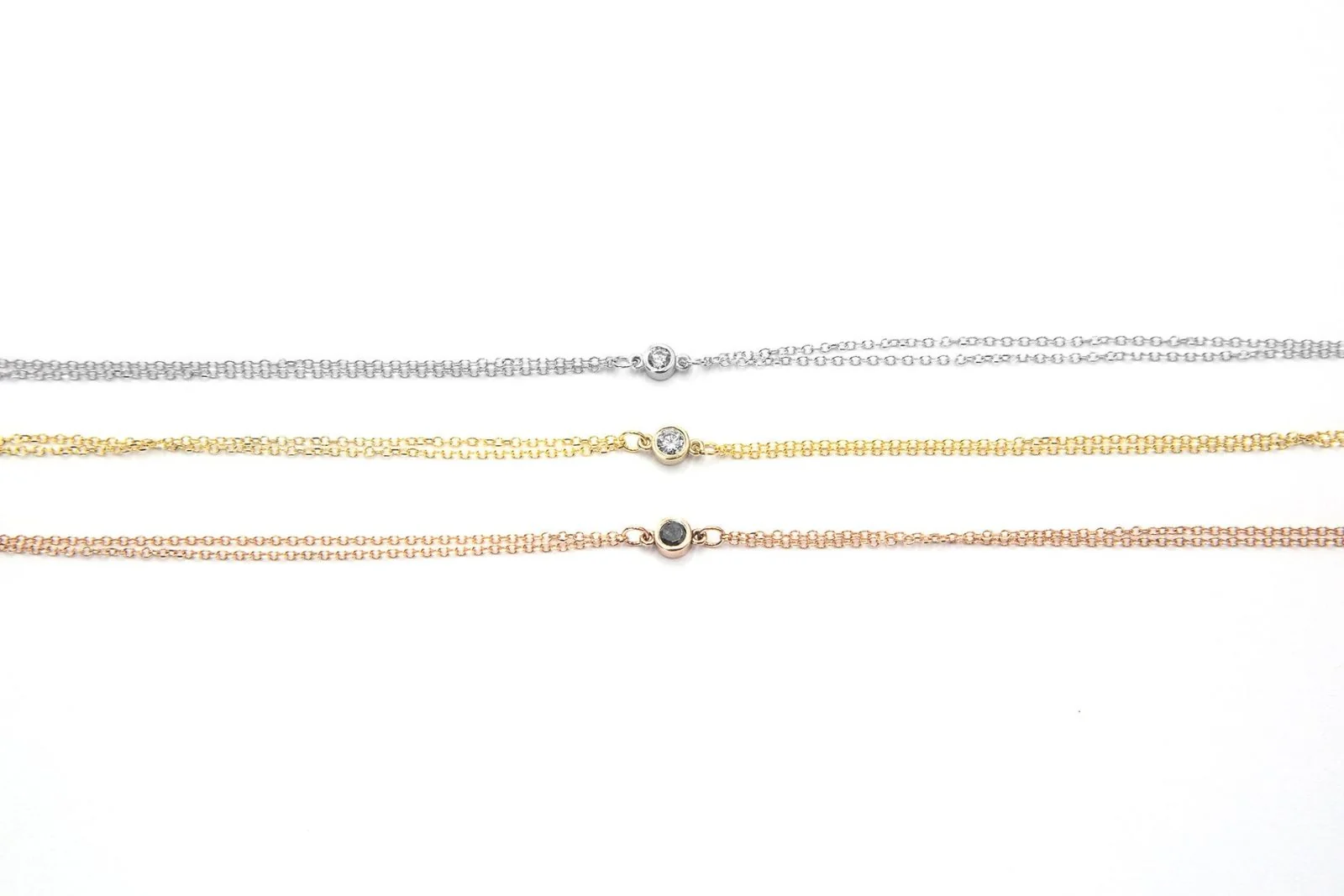 Diamond Solitaire Bracelet — additional product image 5 from AntEva Crafts