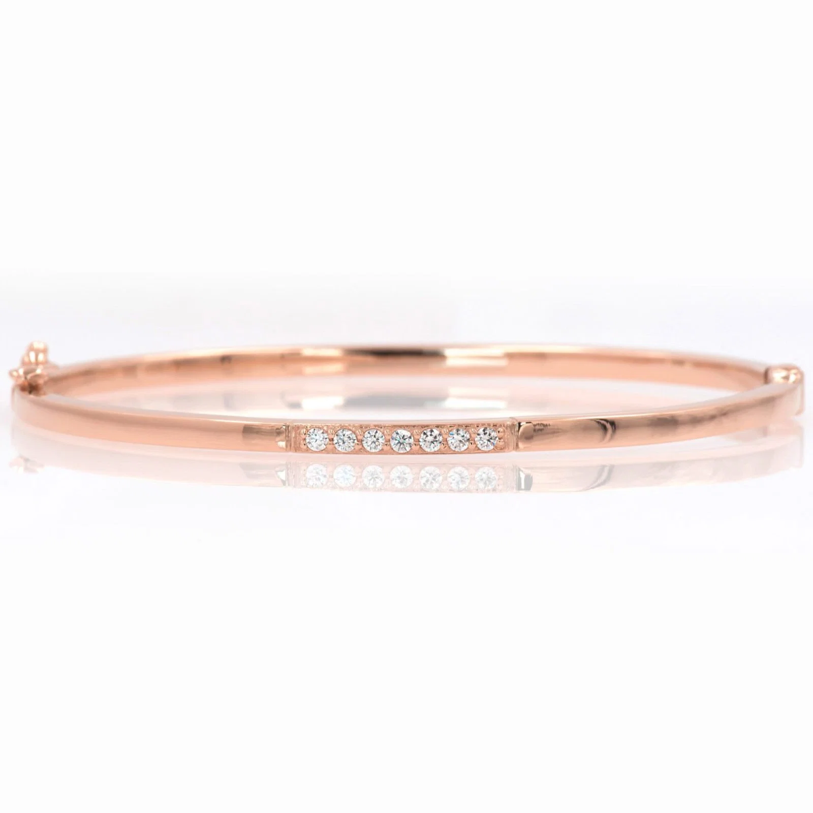 Diamond Gold Bangle — additional product image 9 from AntEva Crafts