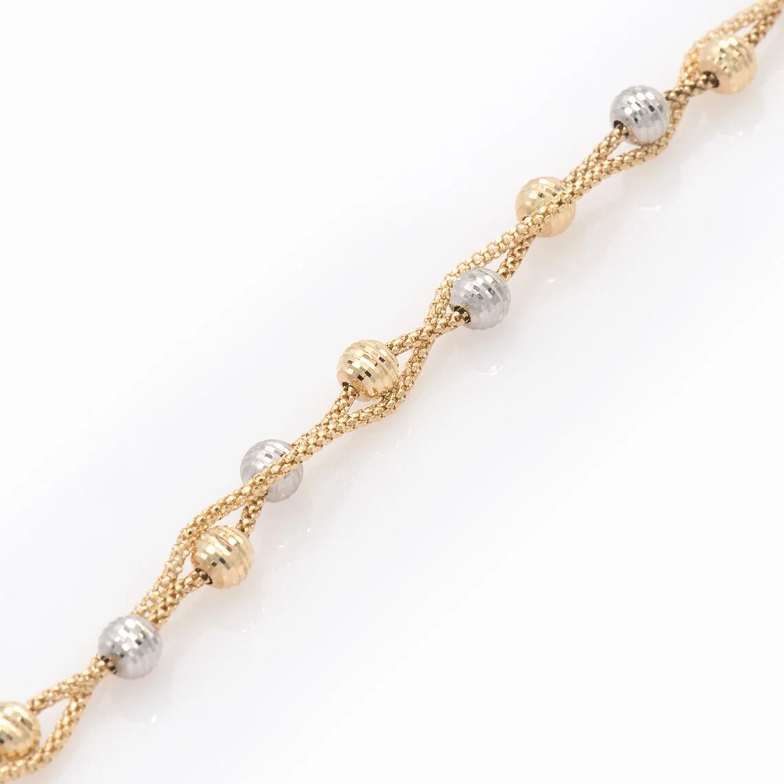 Two Tone Beaded Necklace — additional product image 3 from AntEva Crafts