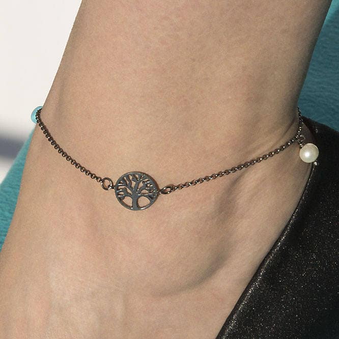 Silver Tree of life Anklet — additional product image 2 from AntEva Crafts