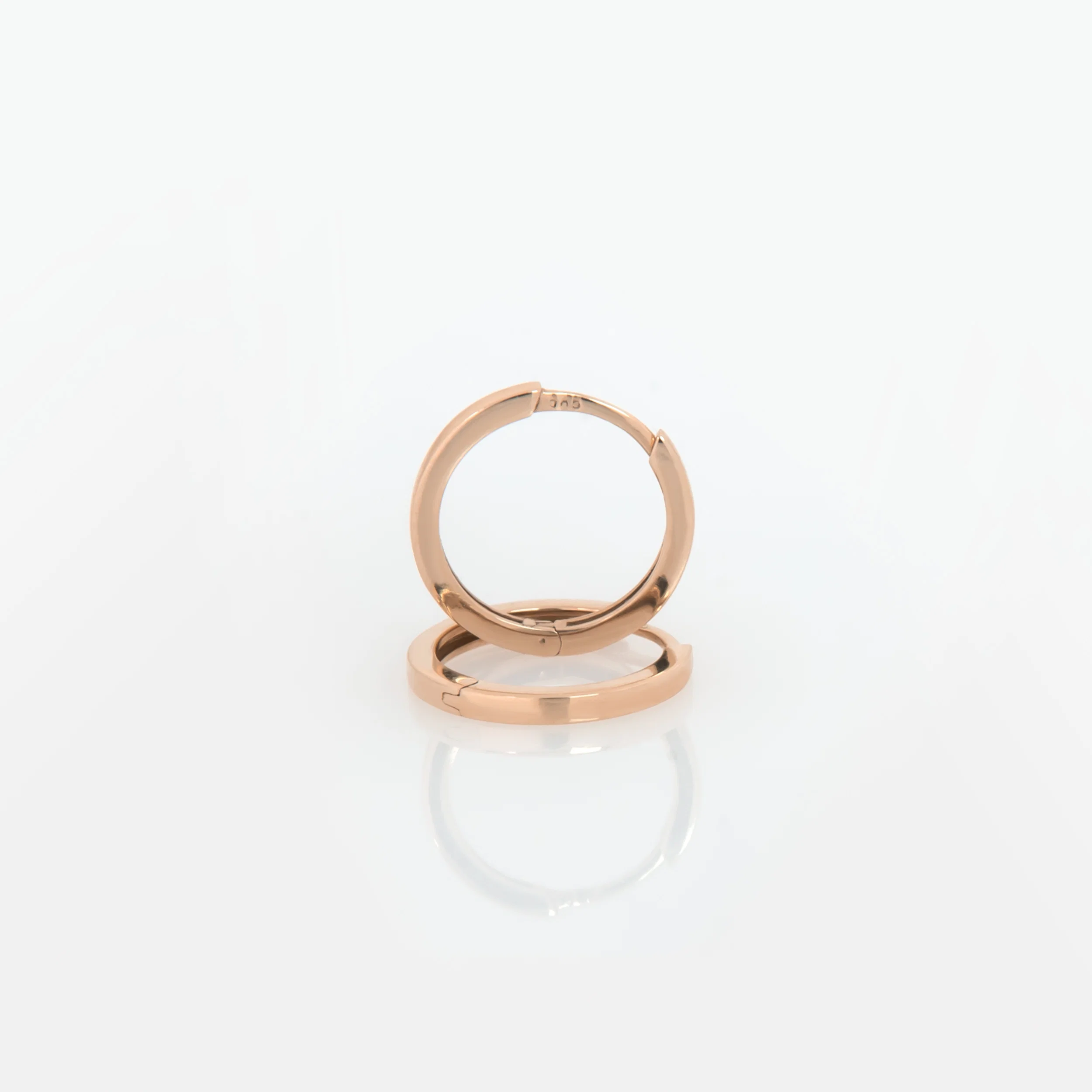 Classic Gold Hoop Earrings — additional product image 6 from AntEva Crafts