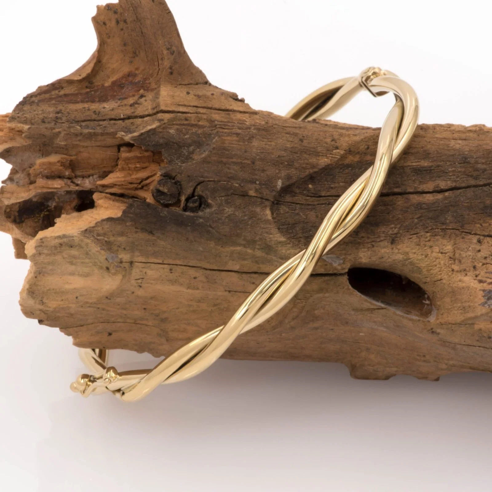 Oval Hinged Braided Bangle — additional product image 5 from AntEva Crafts