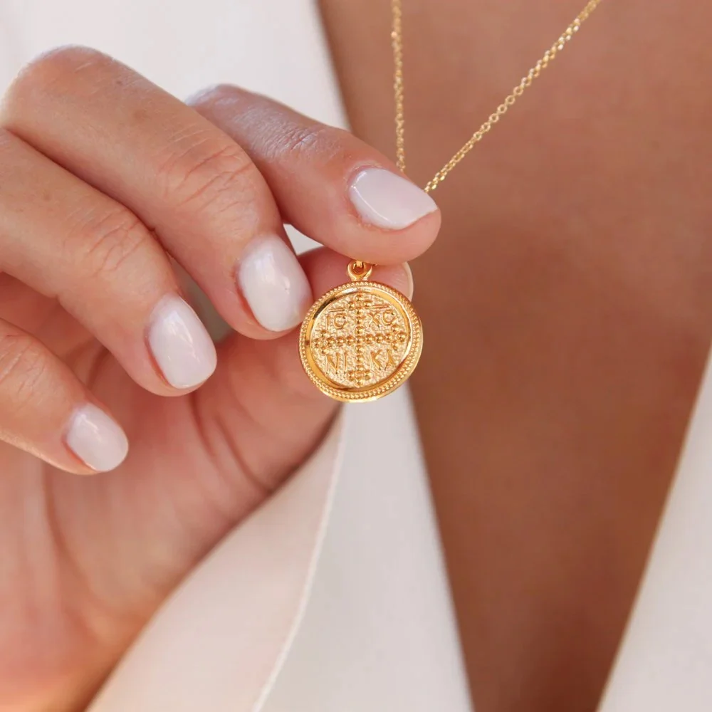 Christian Coin Double Sided Pendant — additional product image 6 from AntEva Crafts
