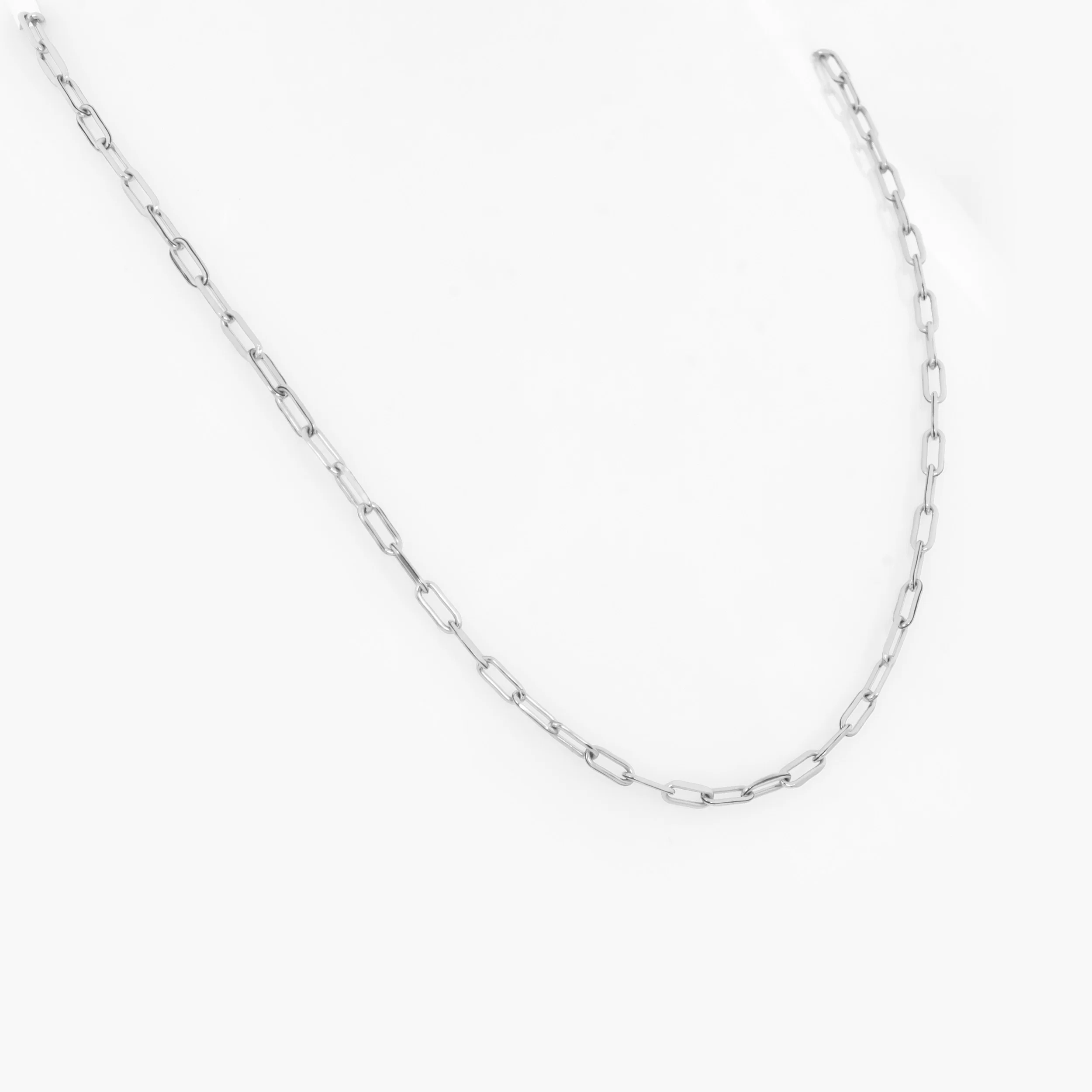 Minimalist Paperclip Gold Necklace — additional product image 5 from AntEva Crafts