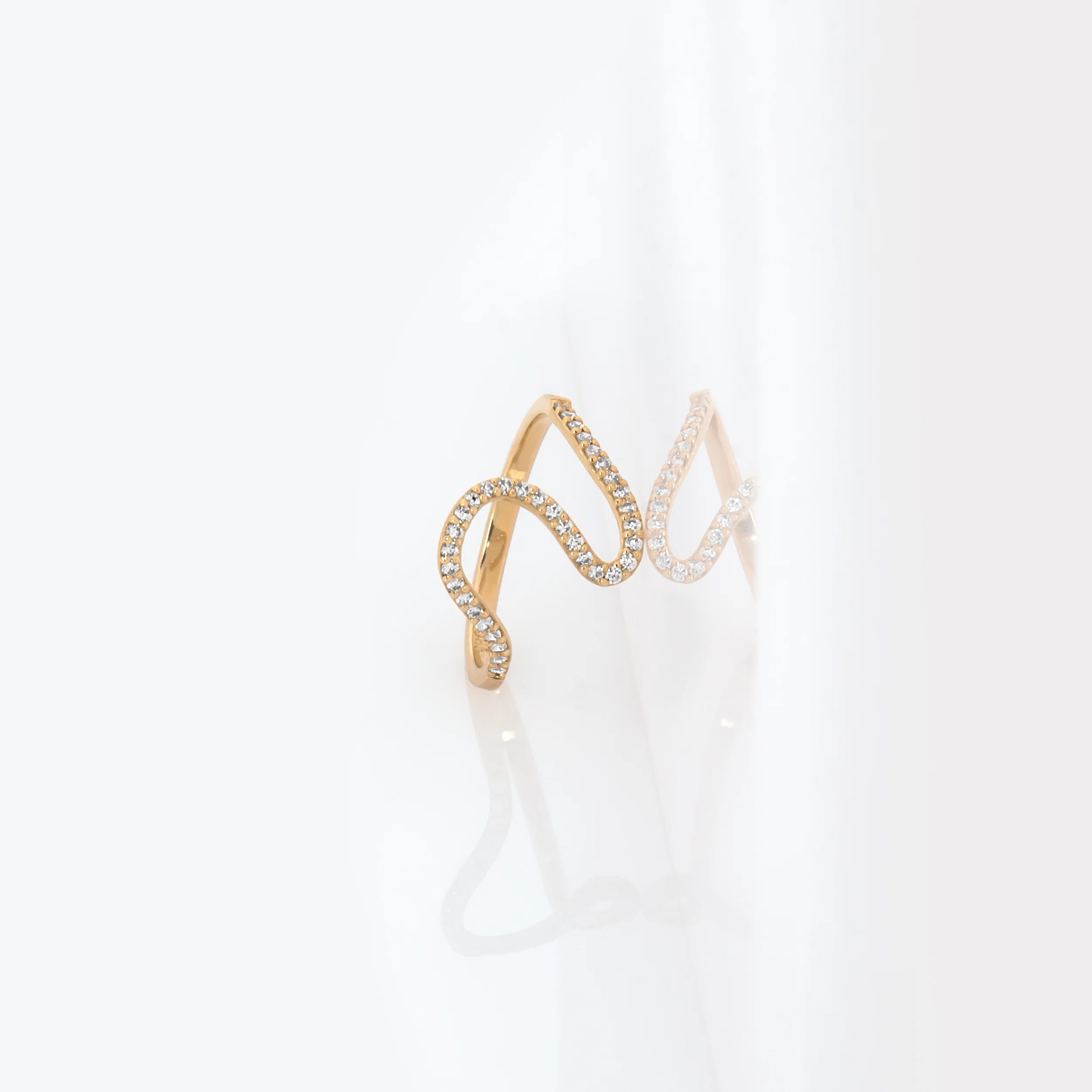 Gemstone Wave Ring — additional product image 7 from AntEva Crafts