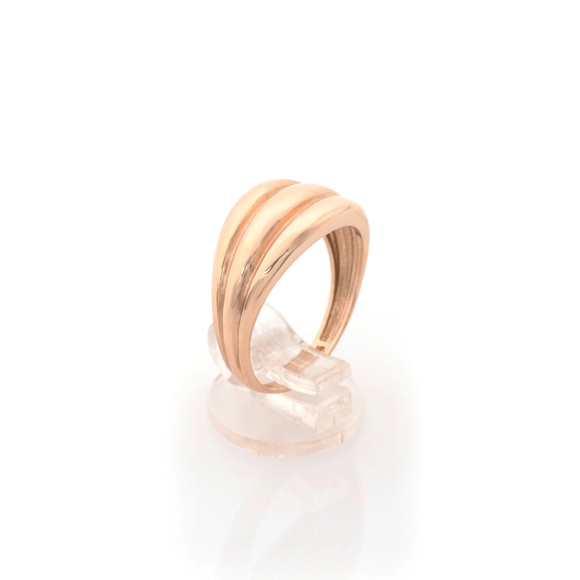Triple Dome Gold Ring — additional product image 6 from AntEva Crafts