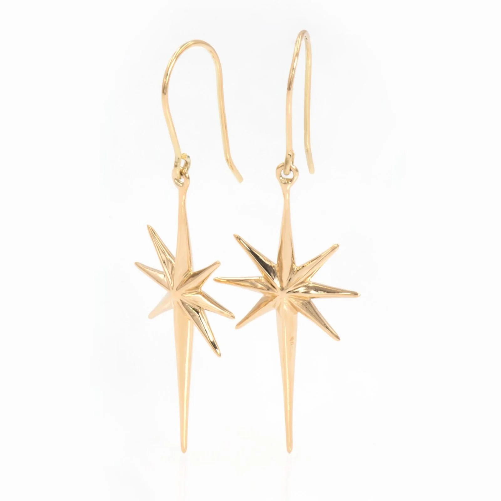 North Star Hanging Earrings — additional product image 4 from AntEva Crafts