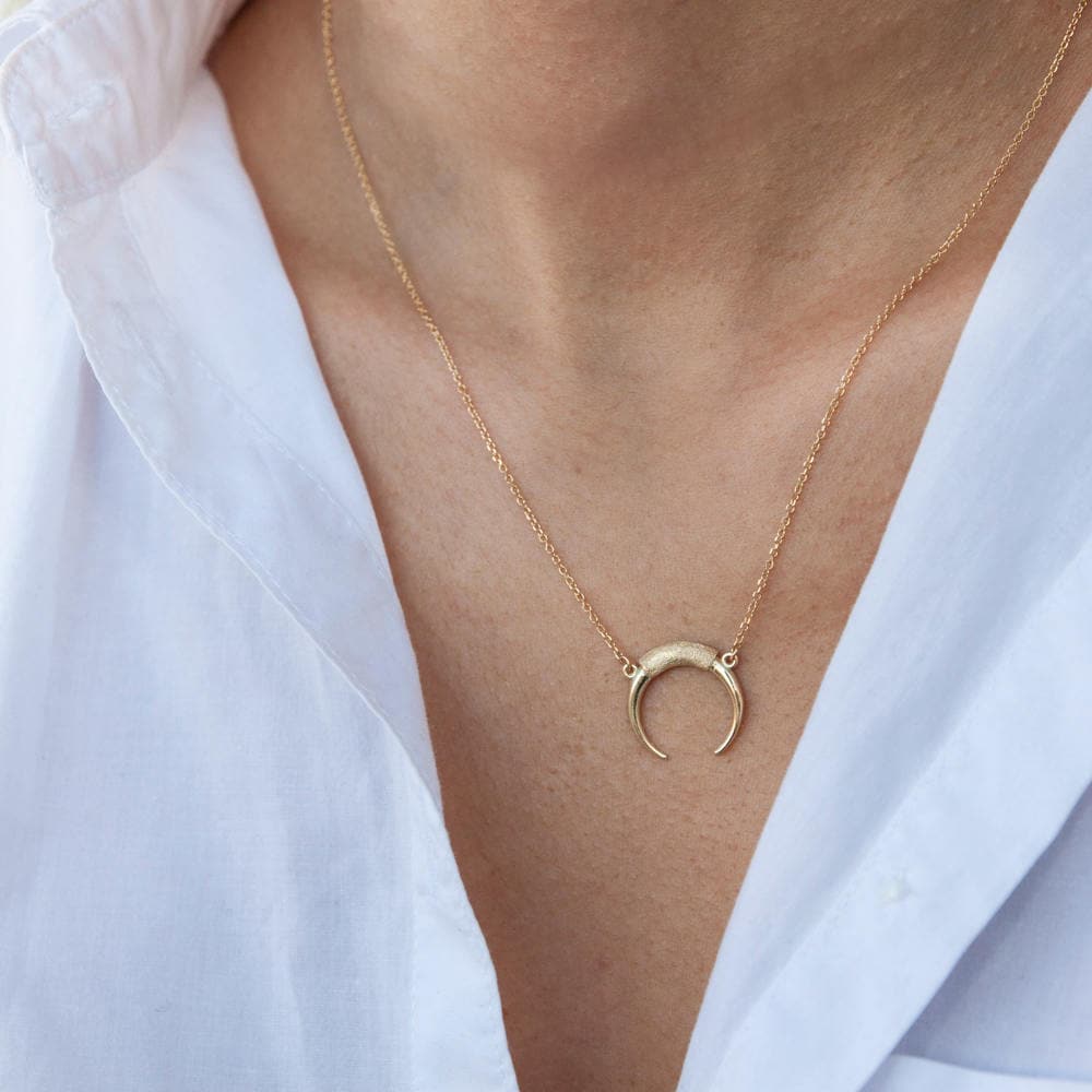Horn Necklace — additional product image 2 from AntEva Crafts