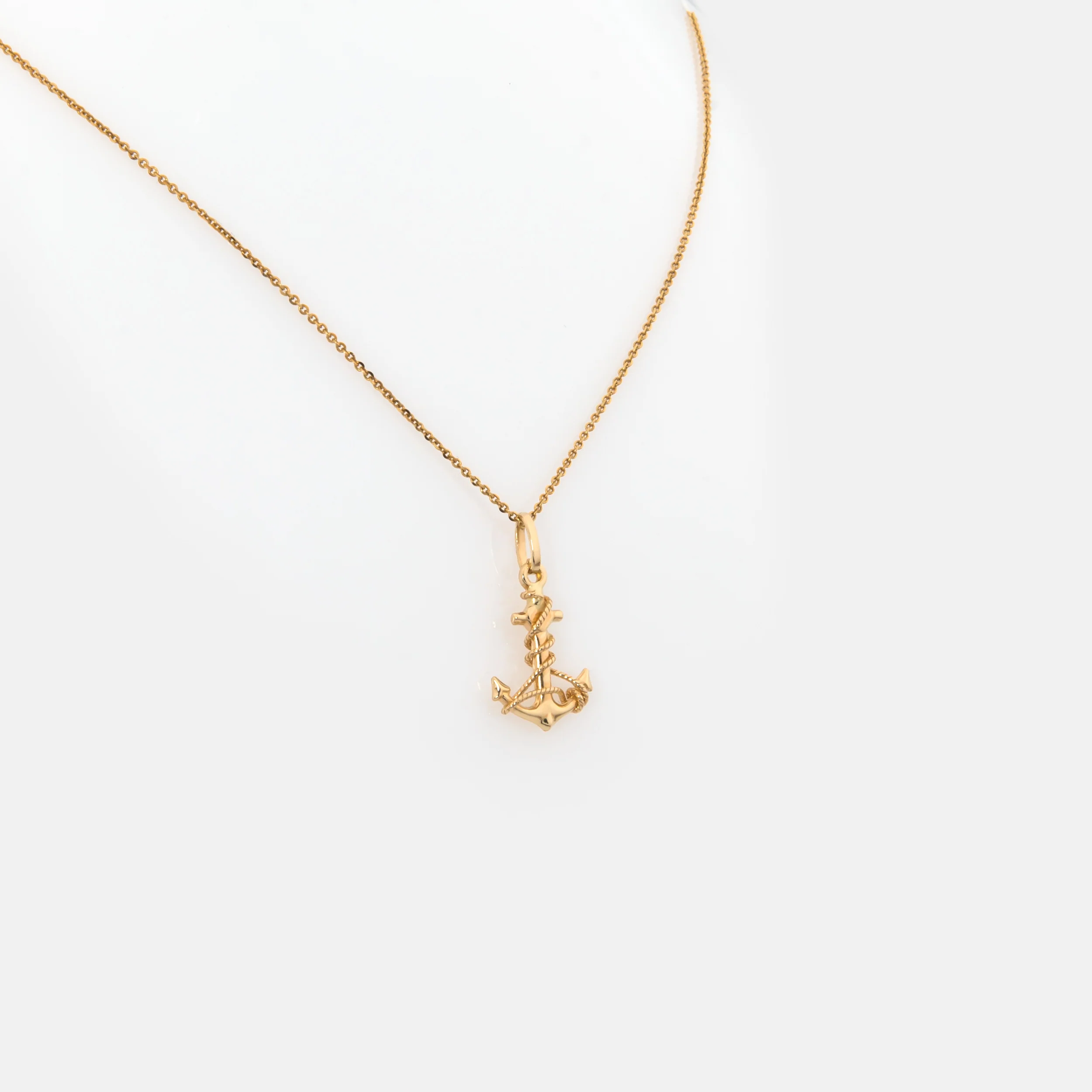 Anchor Pendant Necklace — additional product image 4 from AntEva Crafts