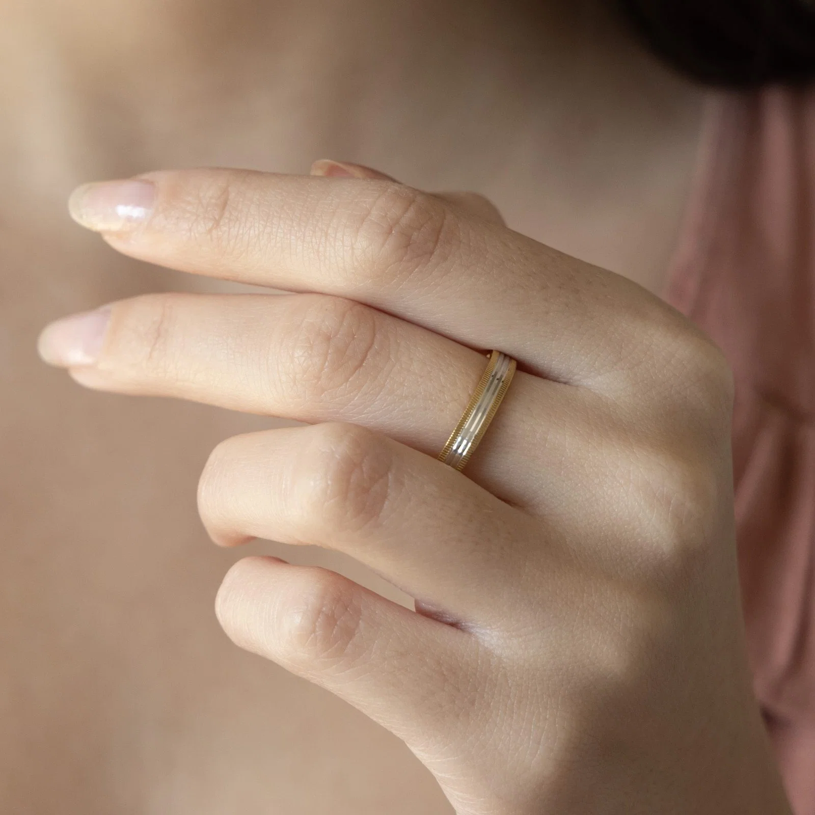 Striped Wedding Band — additional product image 2 from AntEva Crafts