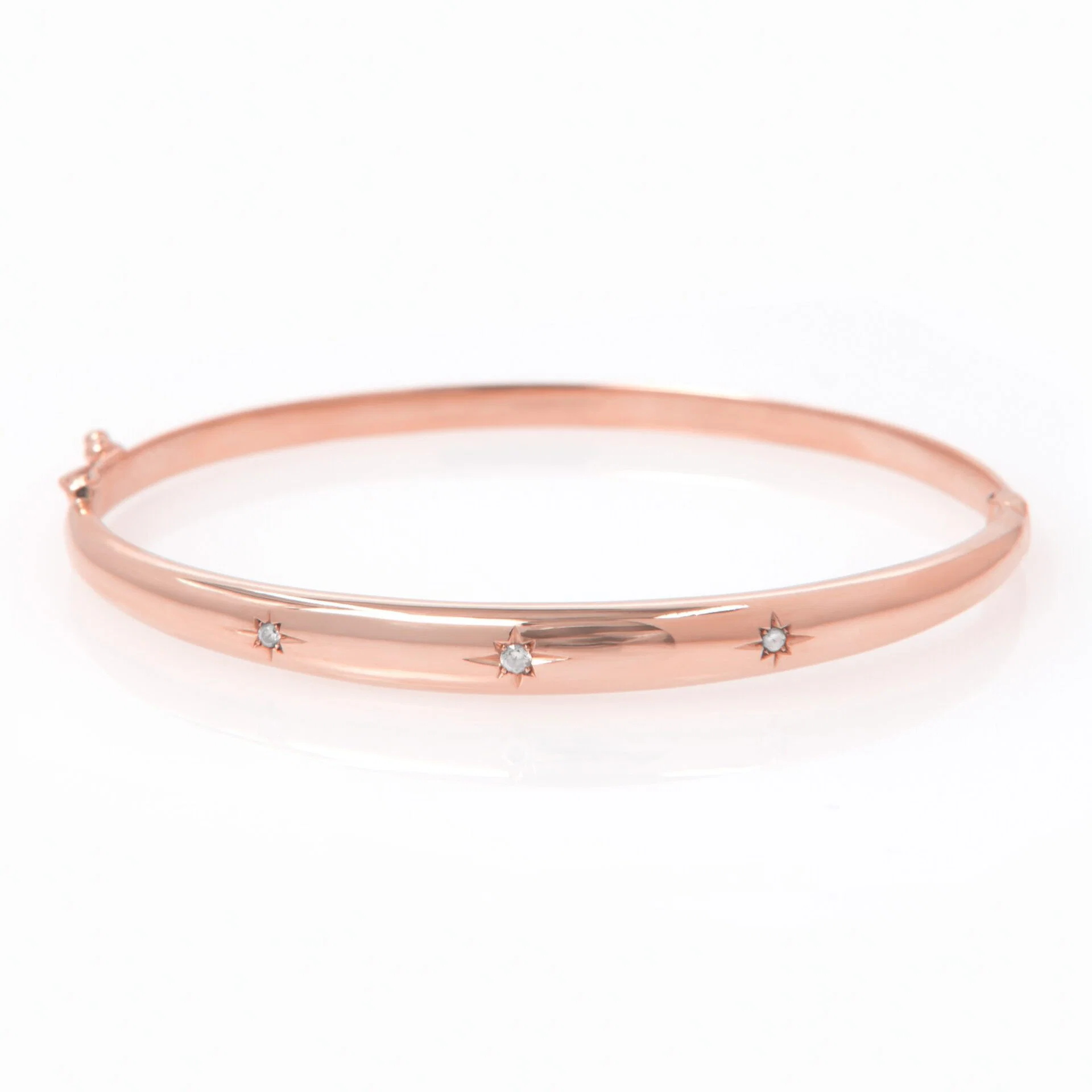 North Star 3 Diamonds Bangle — additional product image 8 from AntEva Crafts