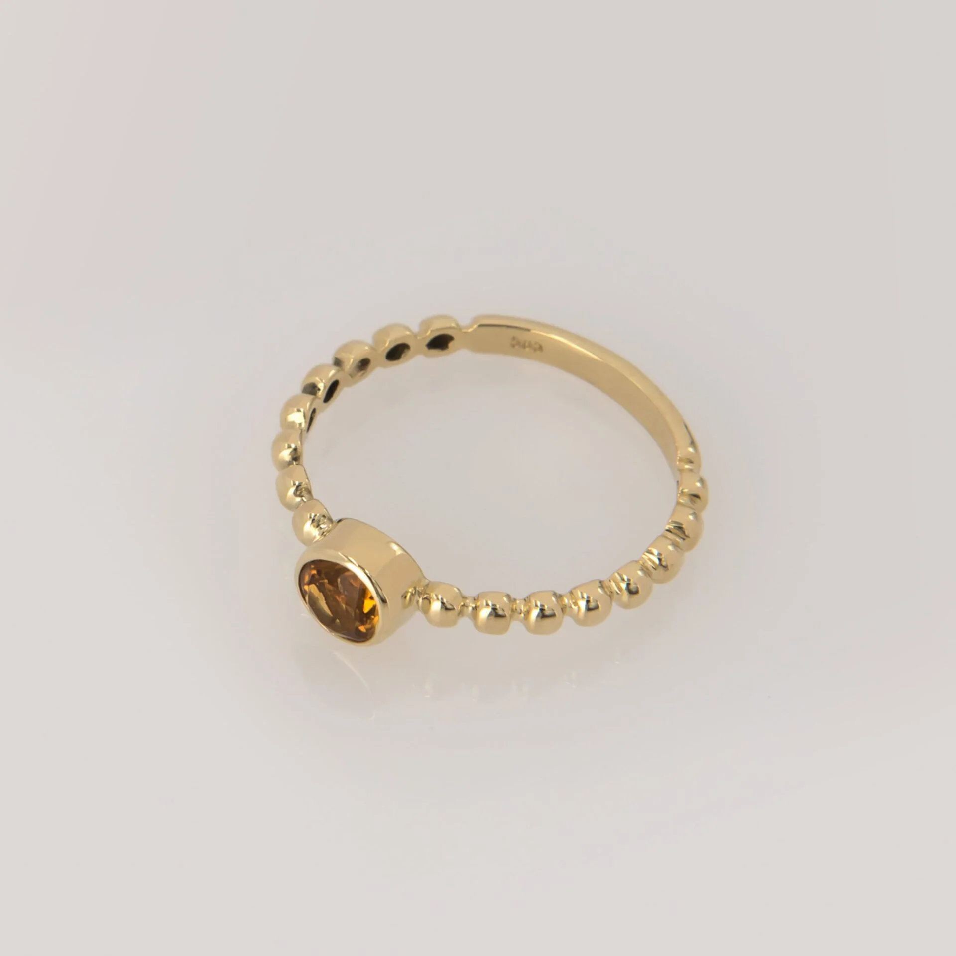 Solitaire Beaded Birthstone Ring — additional product image 4 from AntEva Crafts