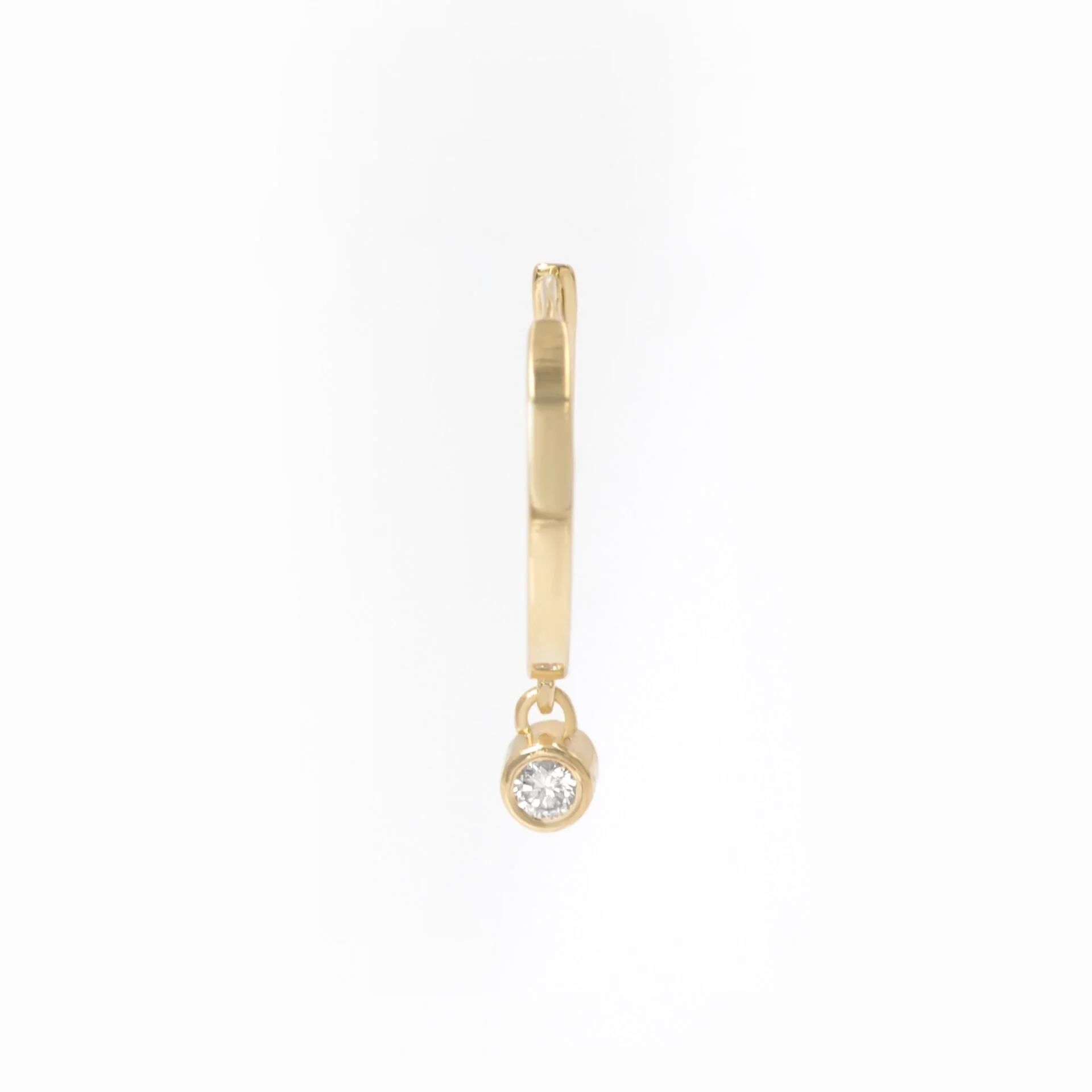 Diamond Hoop Earrings — additional product image 5 from AntEva Crafts