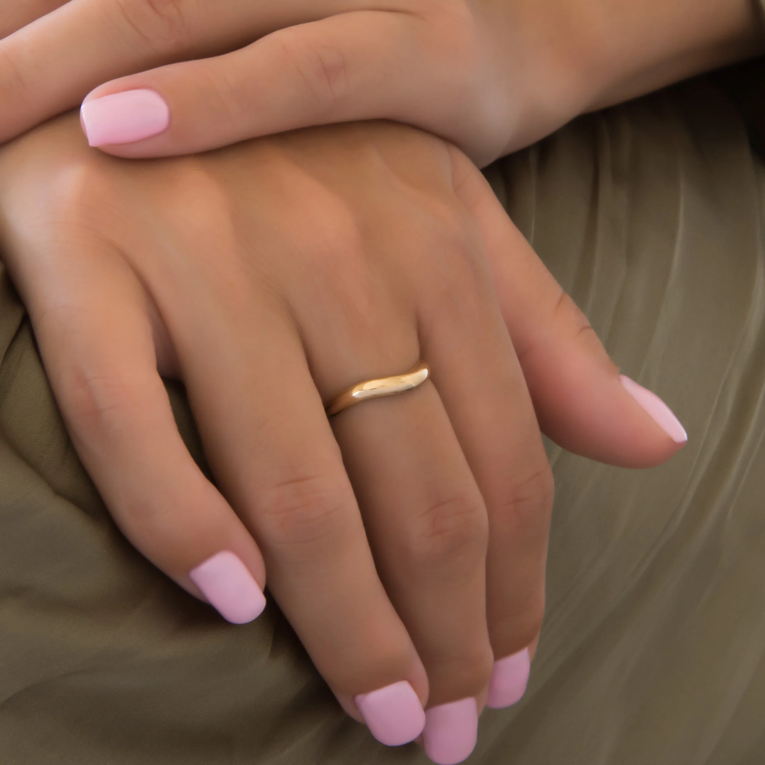 Thin Wavy Ring — additional product image 4 from AntEva Crafts